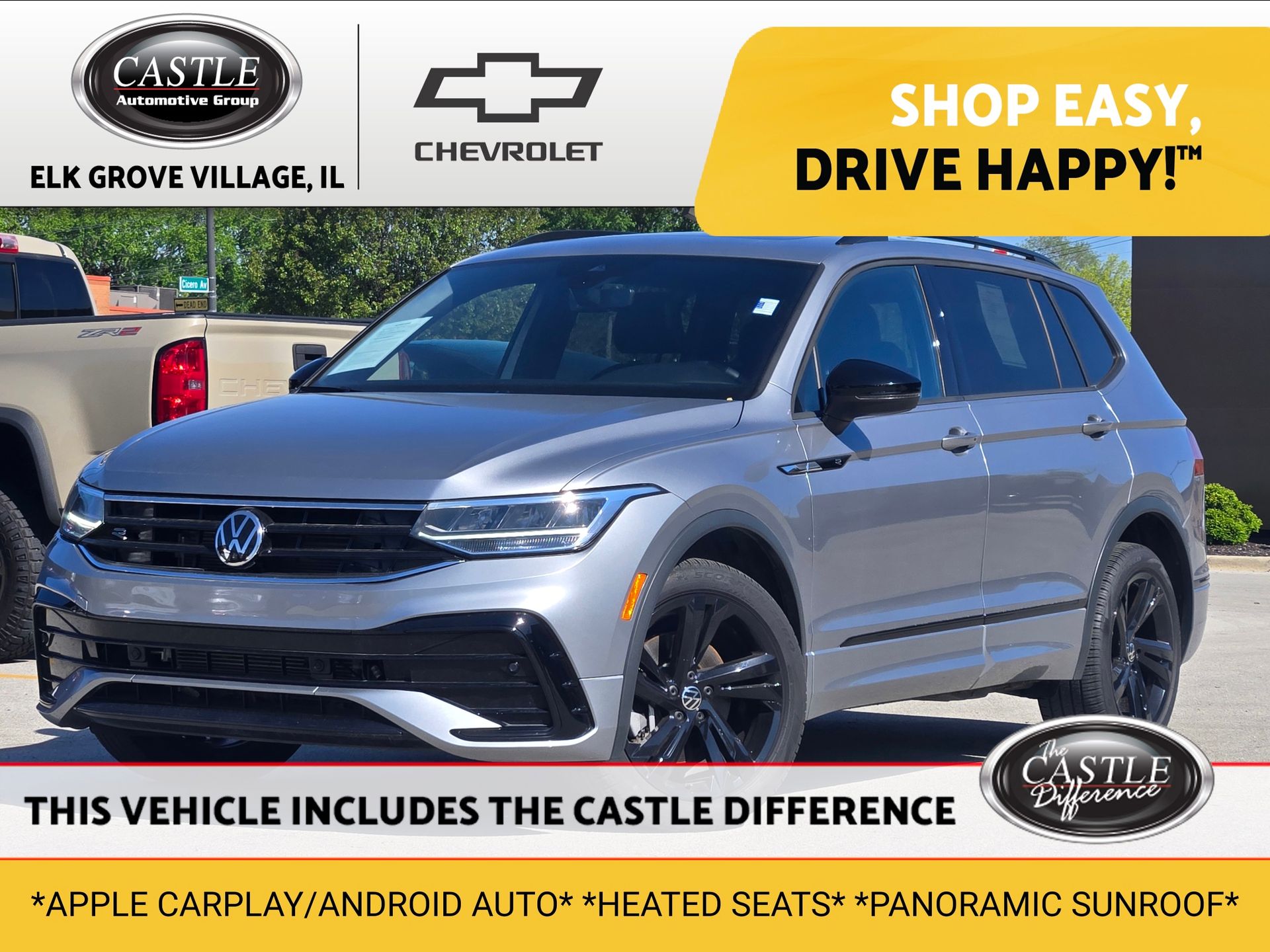 Silver Metallic 2024 Volkswagen Tiguan SUV / Crossover Front-Wheel Drive 8-Speed Automatic