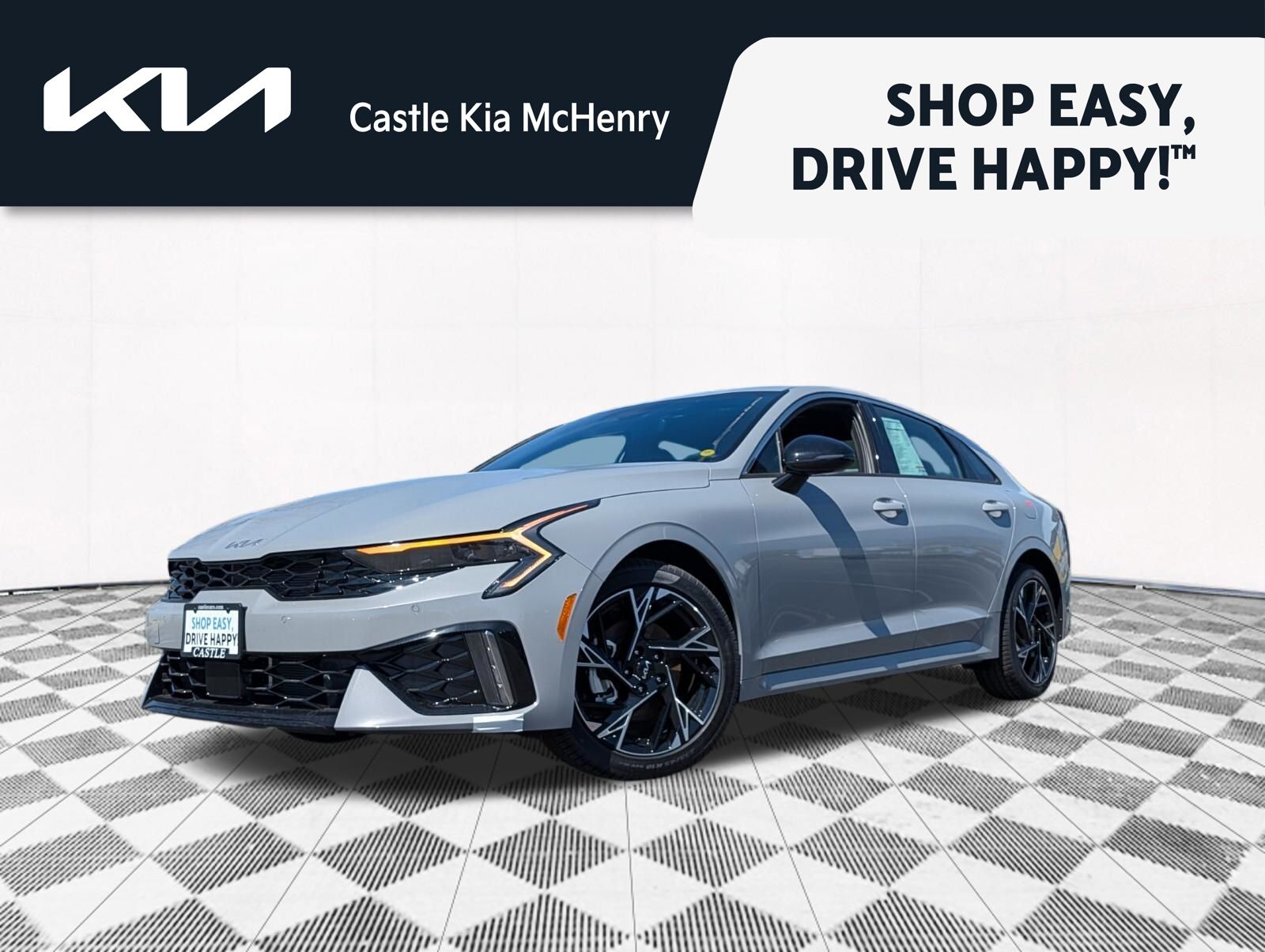 Wolf Gray 2026 Kia K5 GT-Line FWD Sedan Front-Wheel Drive 8-Speed Automatic