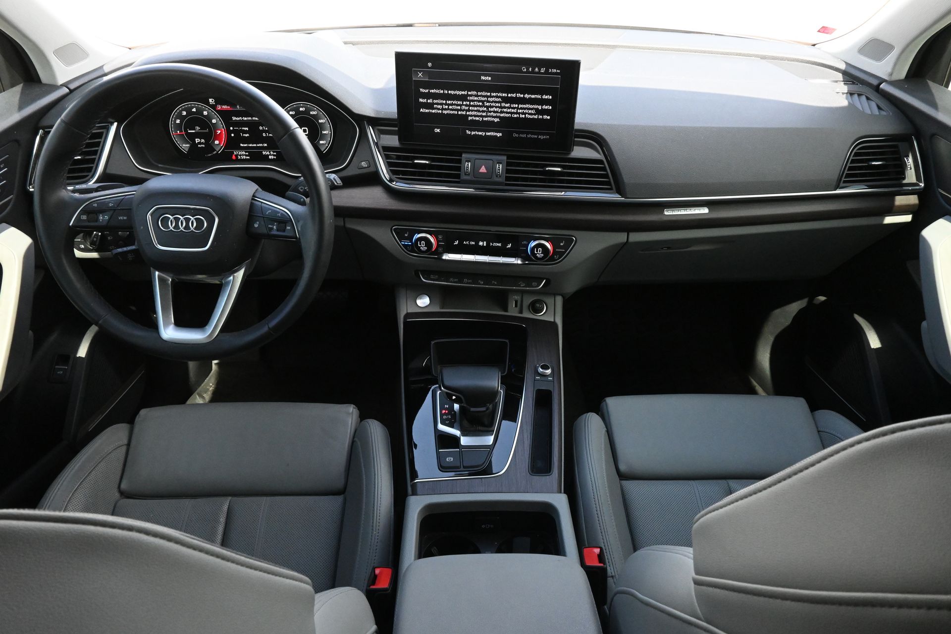 2021 Audi Q5 45 Prestige White at Genesis of Spring