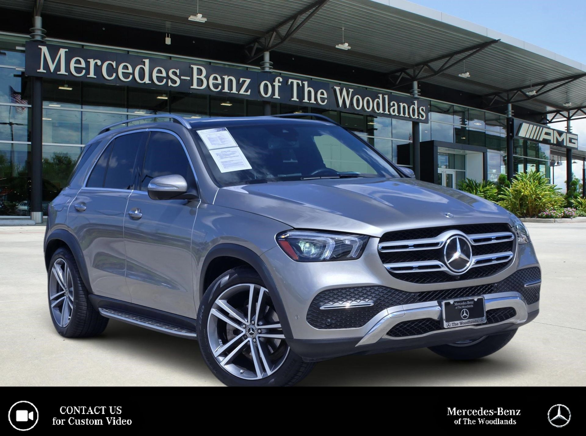 Mojave Silver Metallic 2022 Mercedes-Benz GLE 350 4MATIC SUV / Crossover All-Wheel Drive 9-Speed Automatic