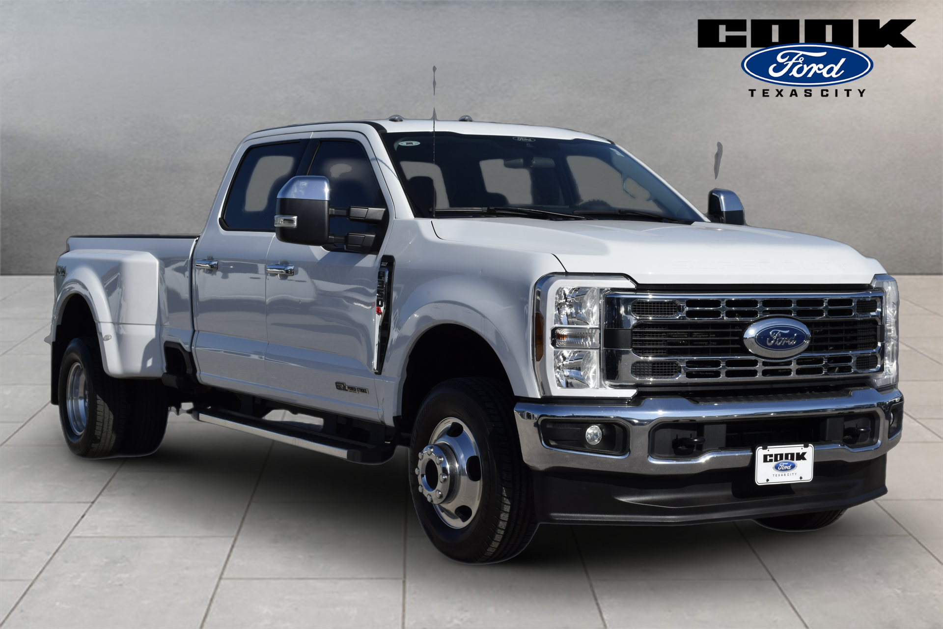 2024 Ford F-350SD XLT White at Central Houston Nissan