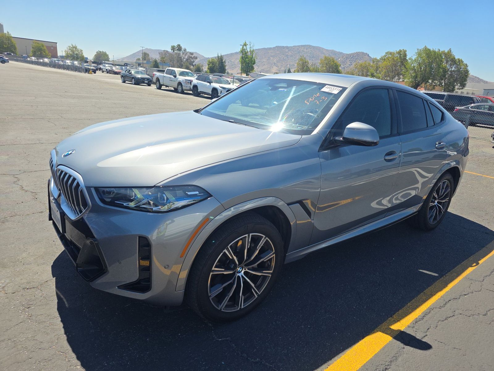 Gray 2025 BMW X6 SUV / Crossover All-Wheel Drive 8-Speed Automatic