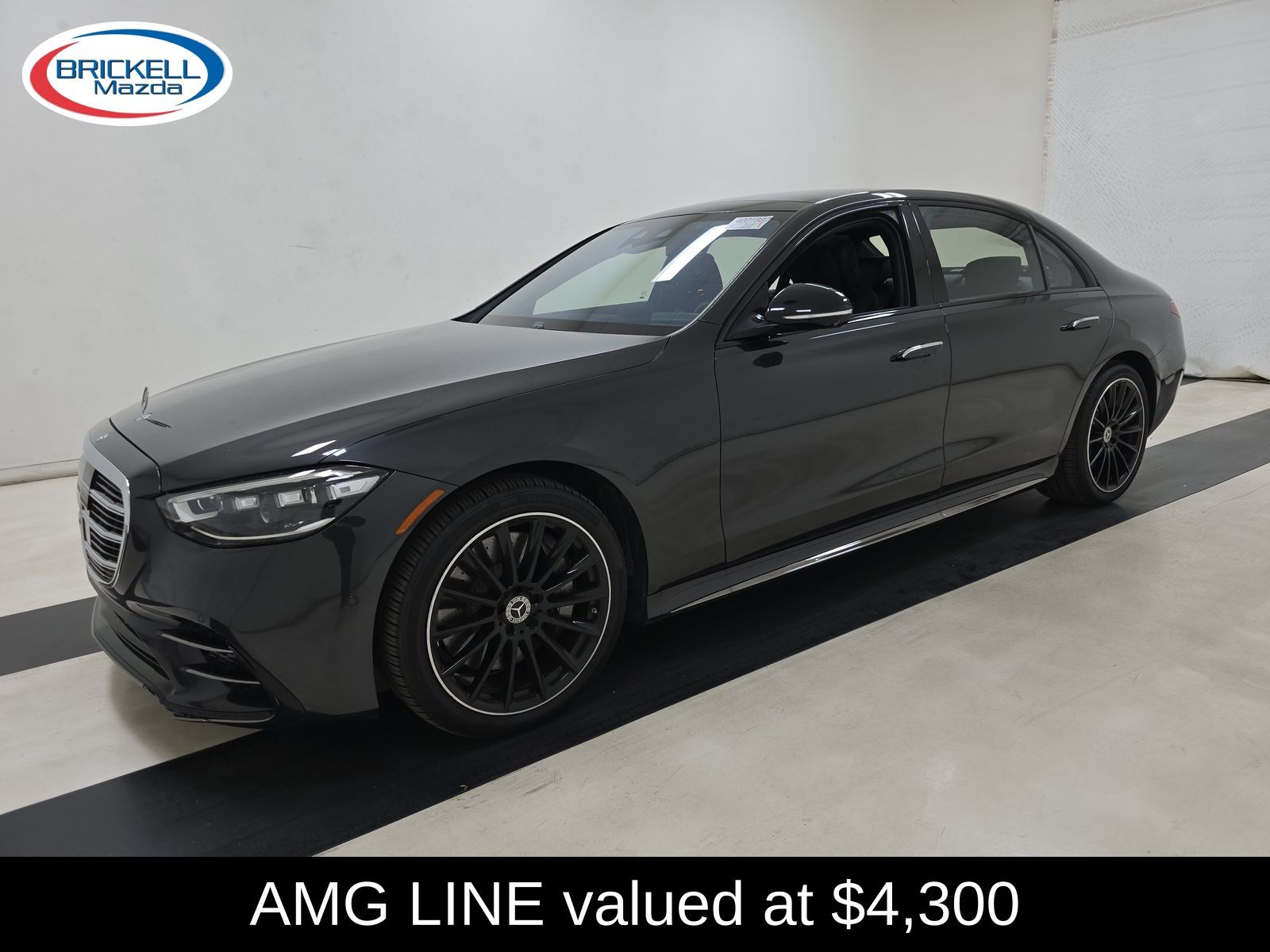 MANUFAKTUR Graphite Gray Solid 2023 Mercedes-Benz S-Class S 500 4MATIC AWD Sedan All-Wheel Drive 9-Speed Automatic