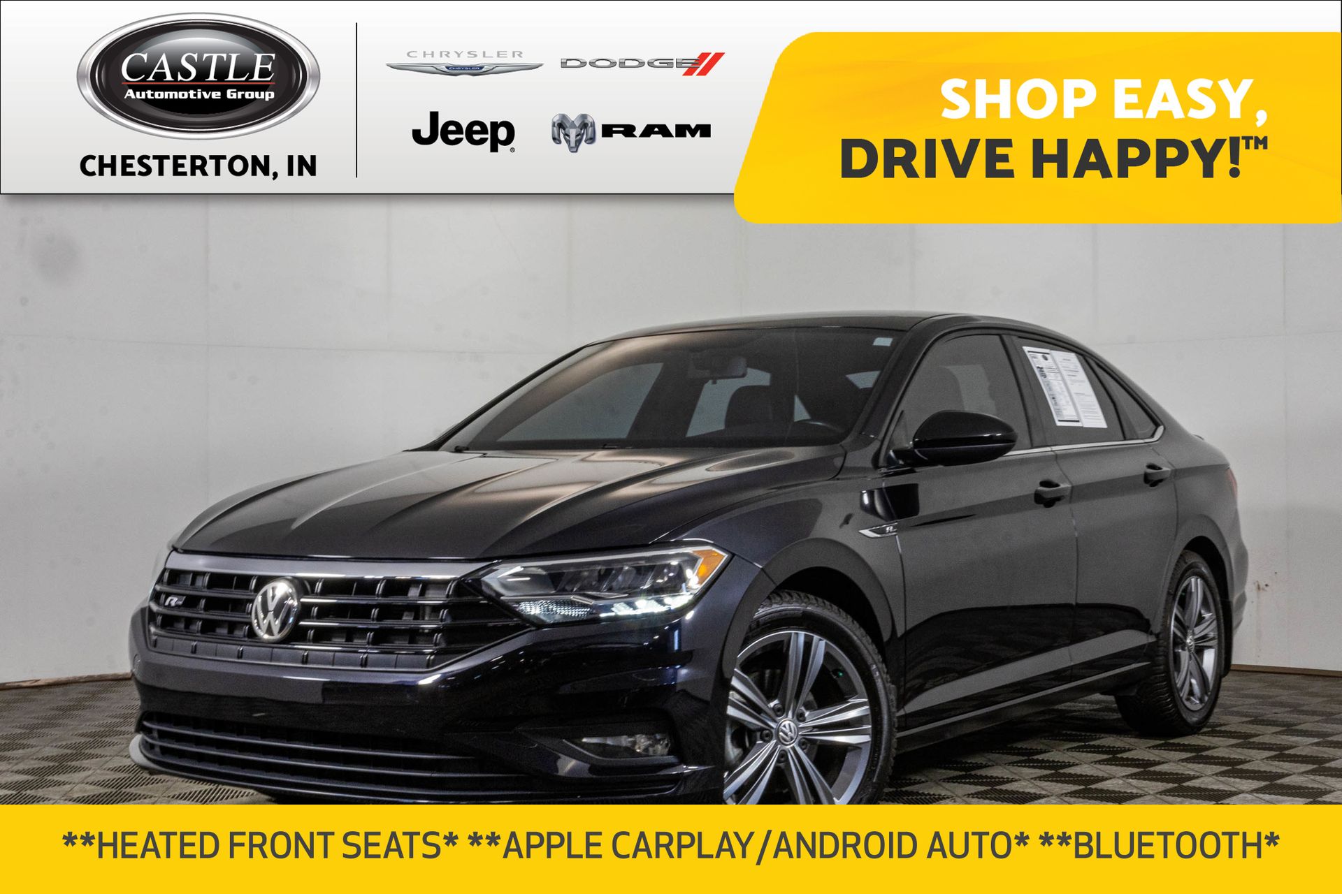 Deep Black 2020 Volkswagen Jetta Sedan Front-Wheel Drive 8-Speed Automatic