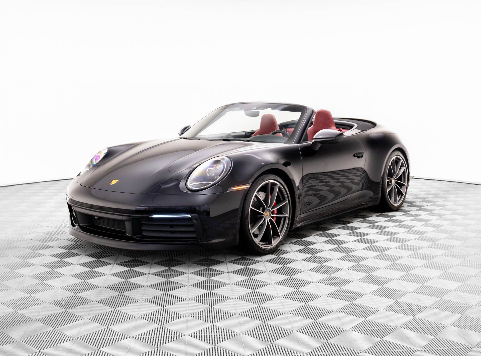 Jet Black Metallic 2022 Porsche 911 Carrera 4S Cabriolet AWD Convertible All-Wheel Drive 8-Speed Automatic