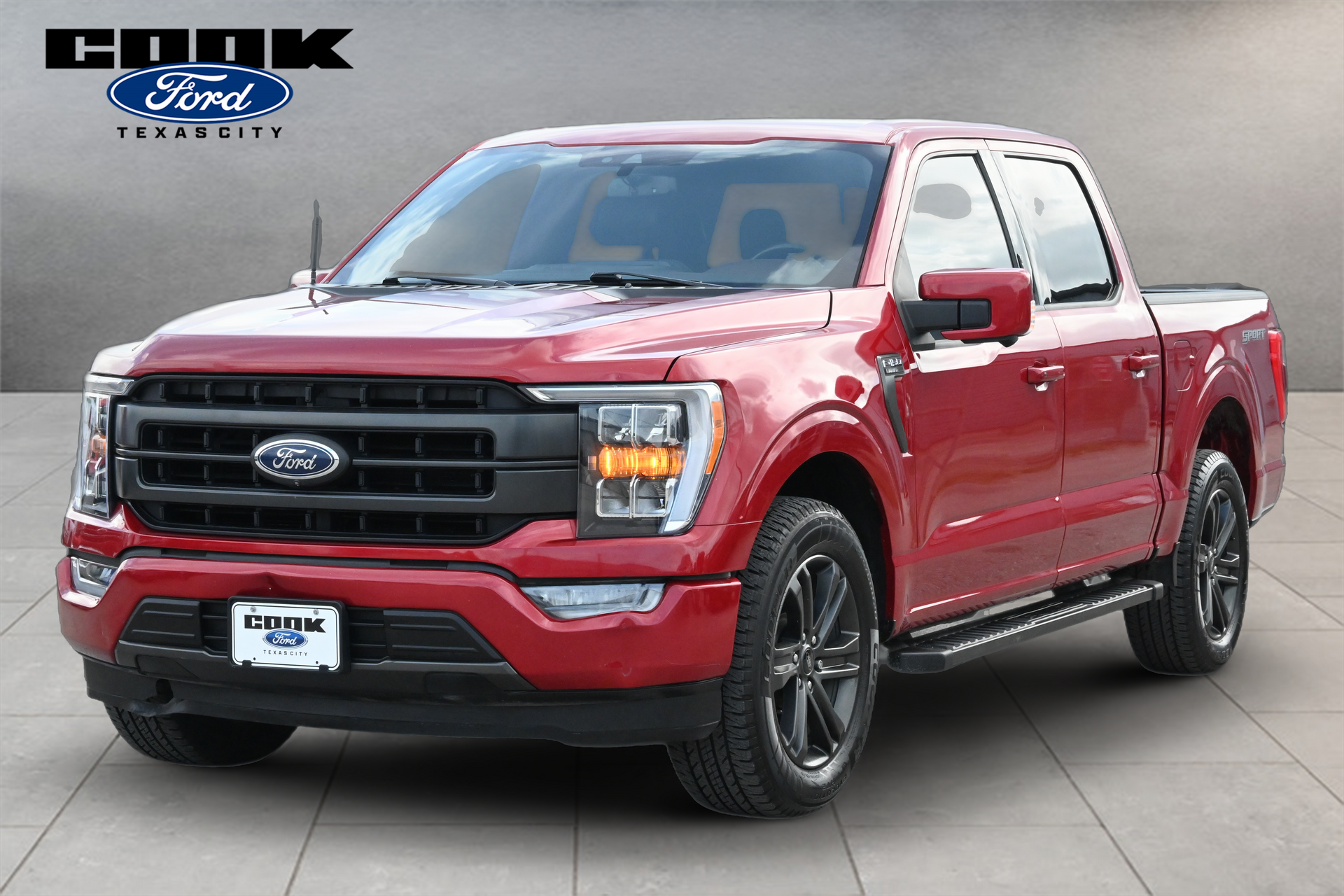 2021 Ford F-150 Lariat Red at Cook Ford