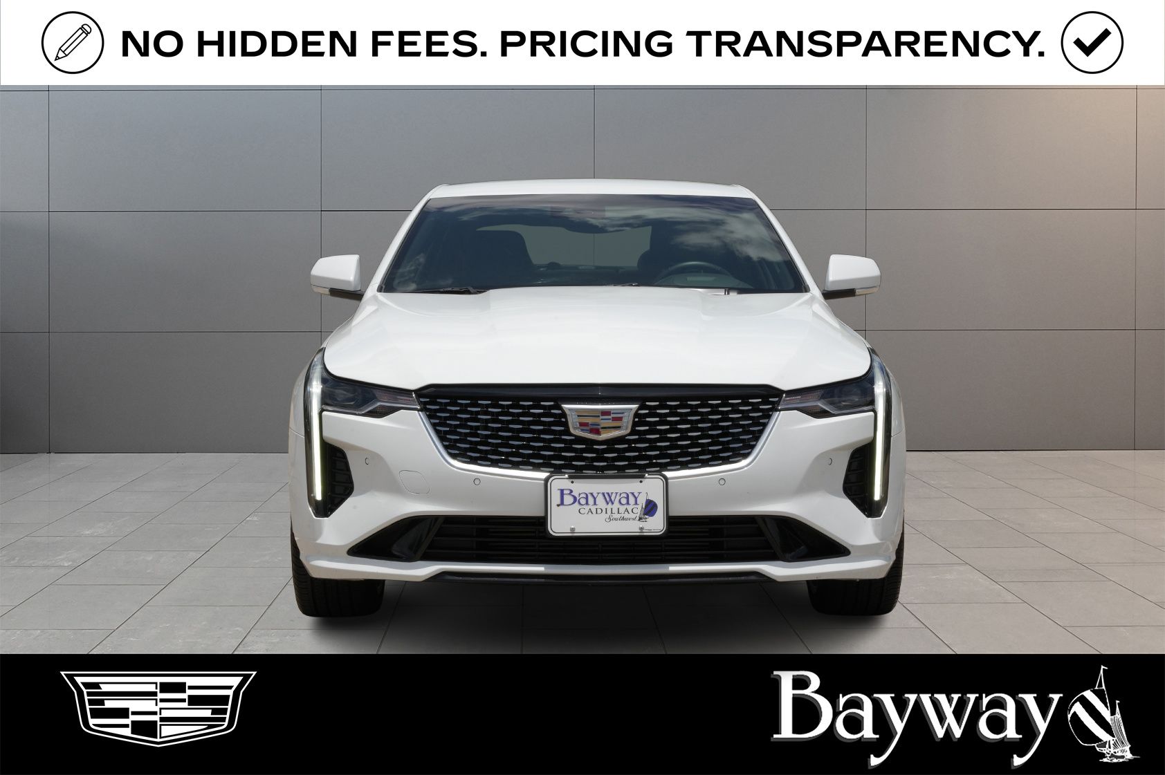 2026 Cadillac CT4 Premium Luxury White at Classic Elite Chevrolet Sugar Land