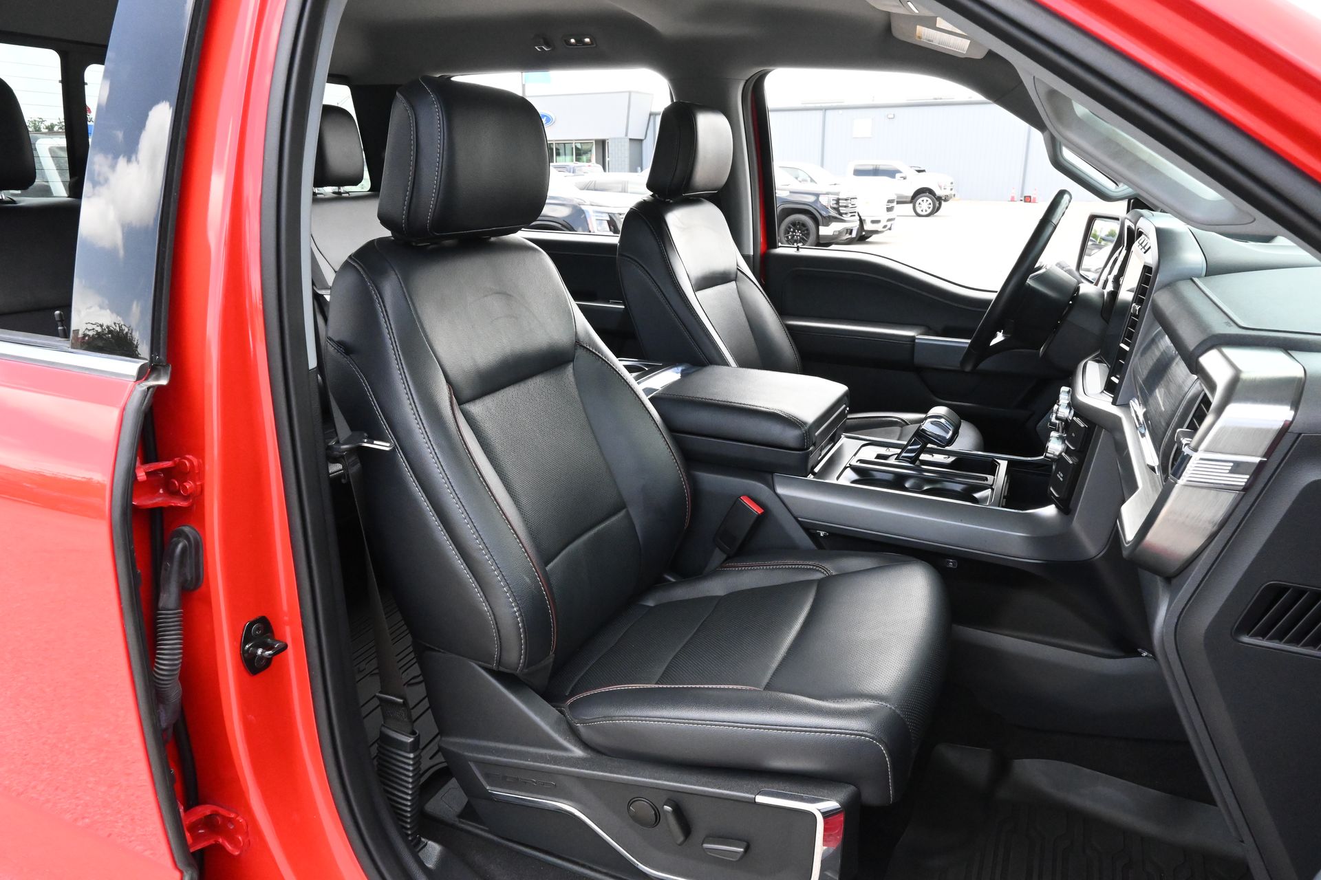 2023 Ford F-150 Lariat Red at EAG Ford Navasota