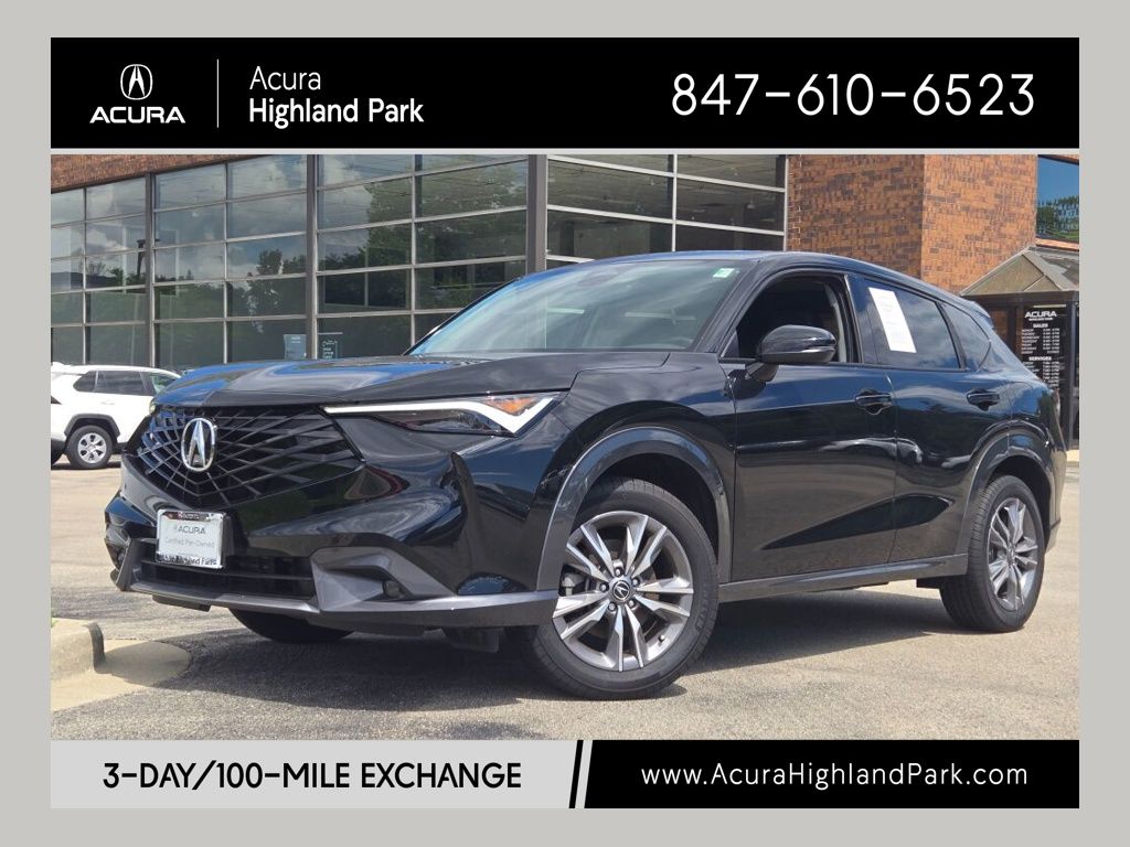 Crystal Black Pearl 2025 Acura ADX SUV / Crossover All-Wheel Drive Continuously Variable Transmission