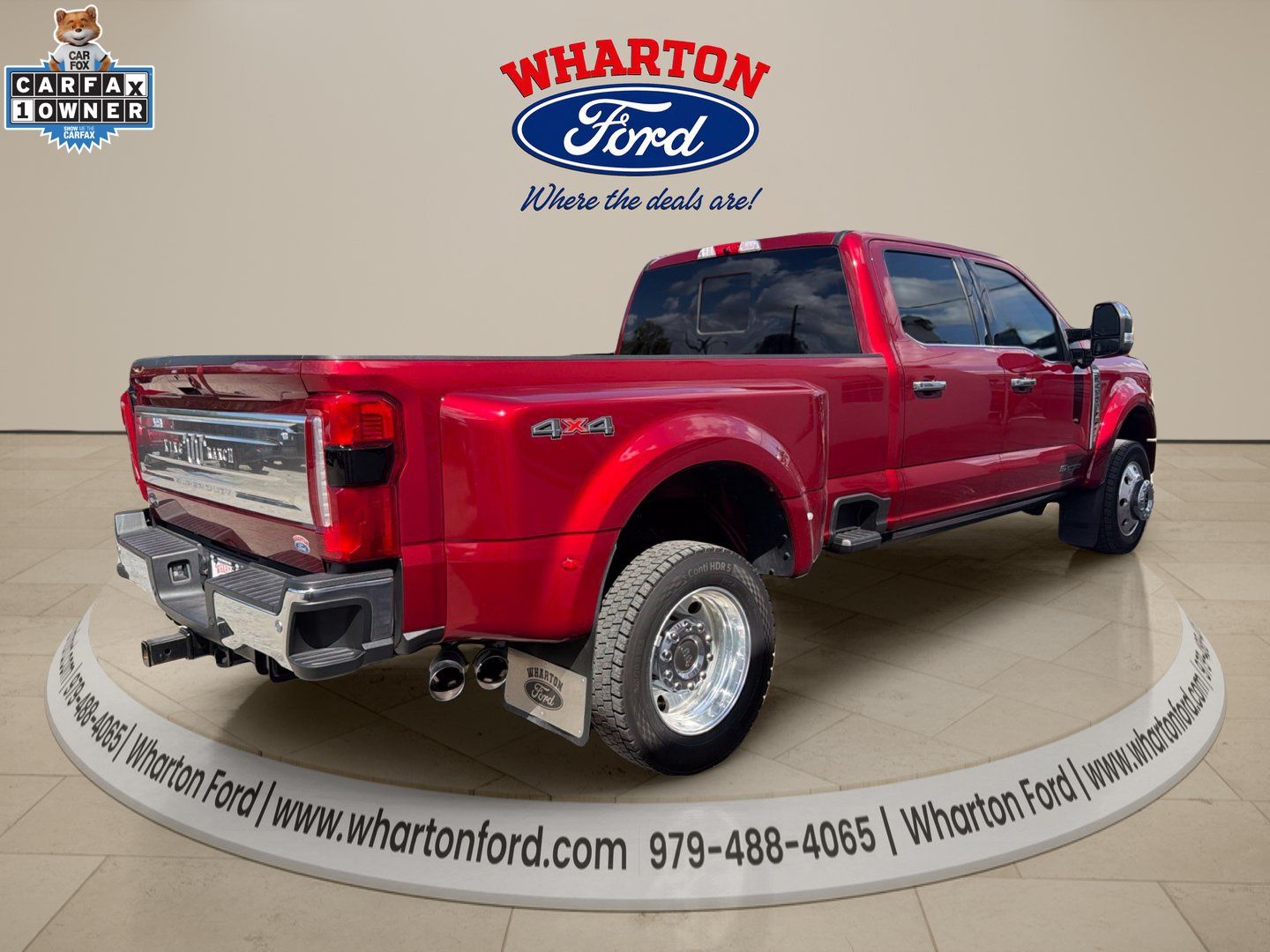 2026 Ford F-450SD King Ranch Red at EAG Ford Navasota