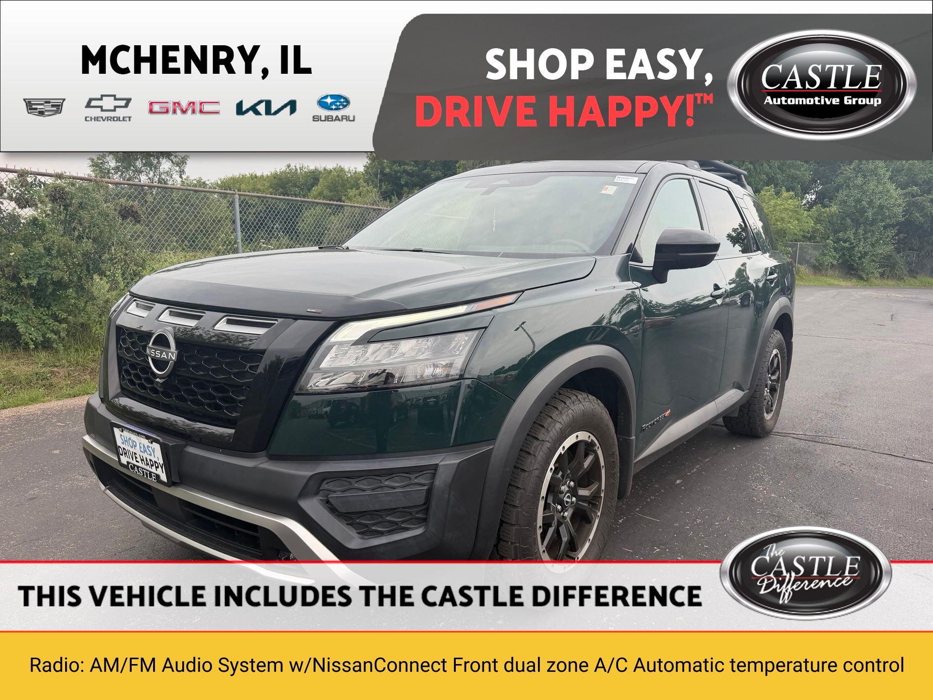 Obsidian Green Pearl/Super Black 2024 Nissan Pathfinder SUV / Crossover All-Wheel Drive 9-Speed Automatic