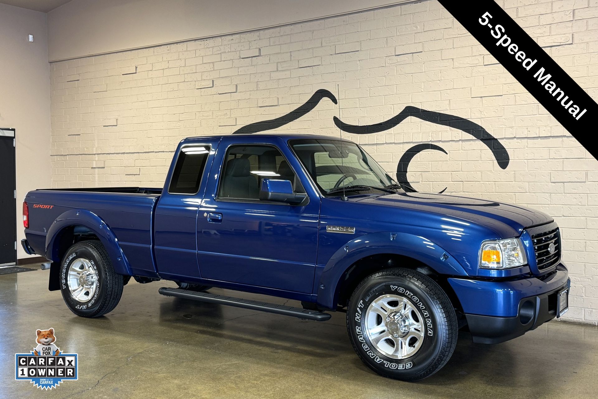 Vista Blue Clearcoat Metallic 2008 Ford Ranger Pickup Truck 4X2 5-Speed Manual Overdrive