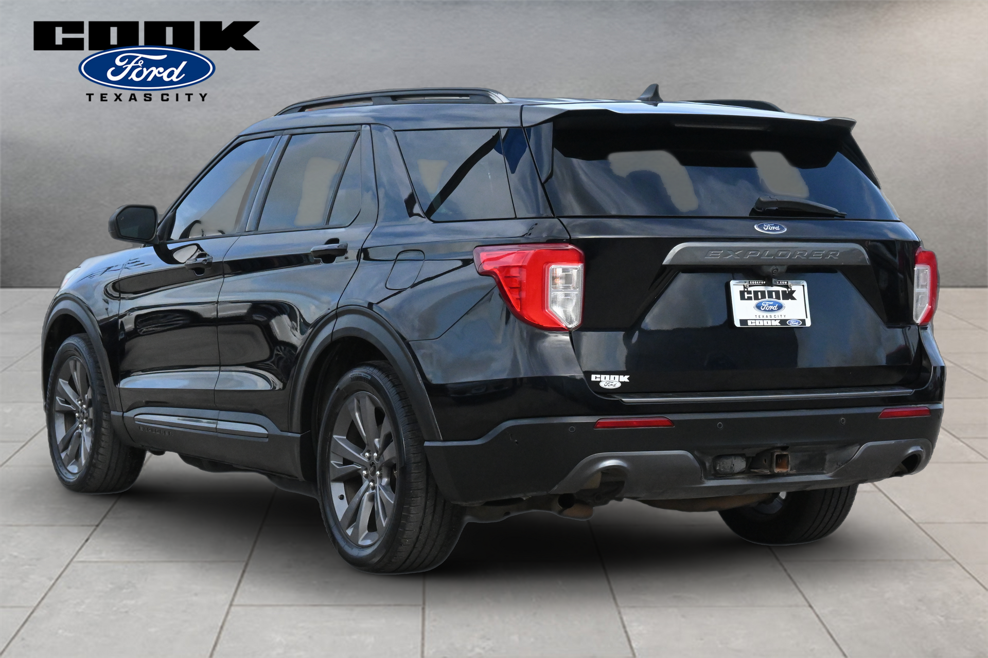2021 Ford Explorer XLT Black at North Houston Mitsubishi