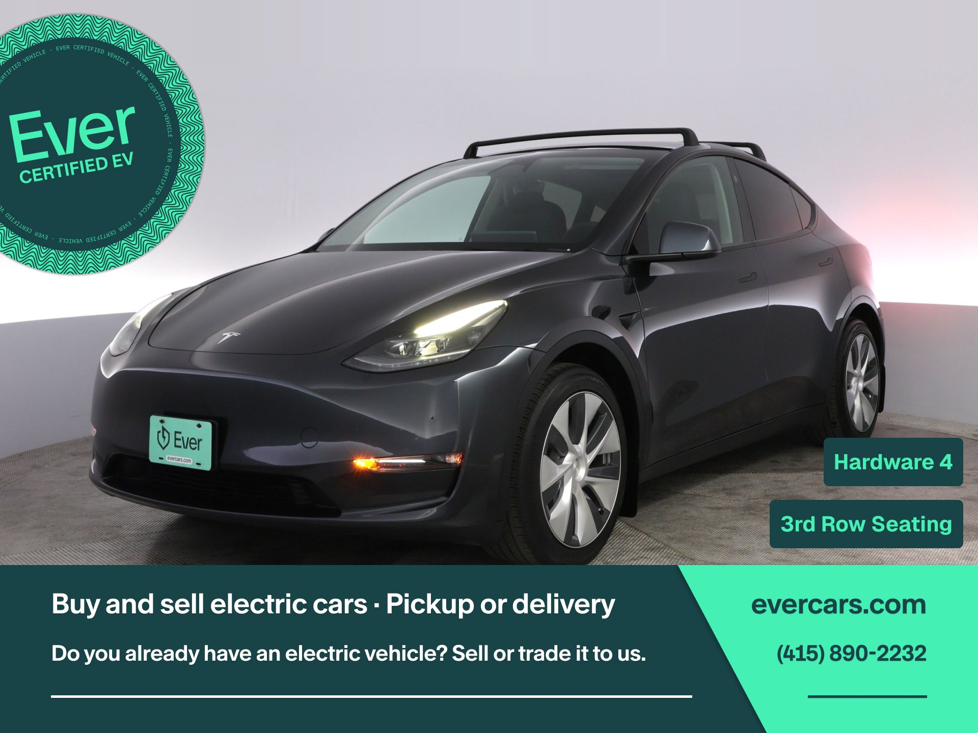 Gray 2024 Tesla Model Y Long Range AWD SUV / Crossover All-Wheel Drive 1-Speed Automatic