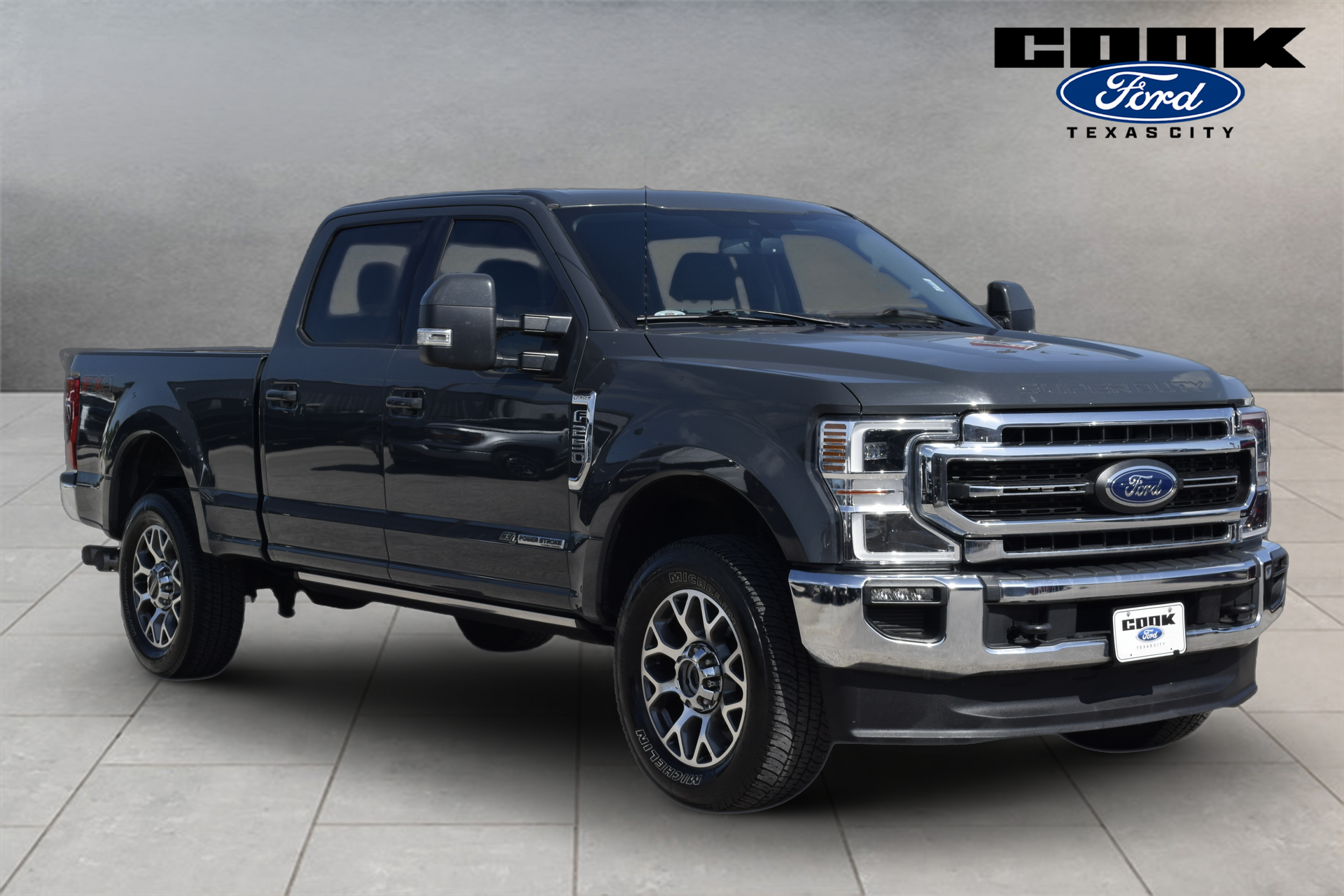 2021 Ford F-250SD Lariat Gray at Wharton Ford