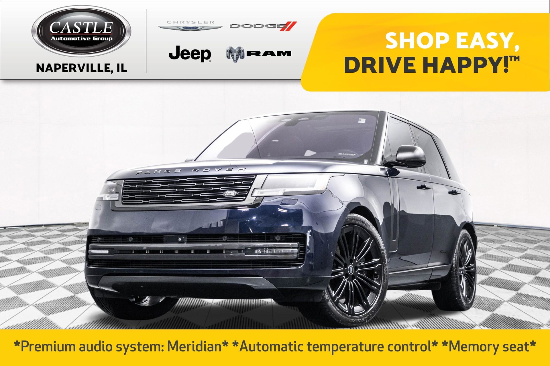 Portofino Blue Metallic 2023 Land Rover Range Rover SUV / Crossover All-Wheel Drive 8-Speed Automatic