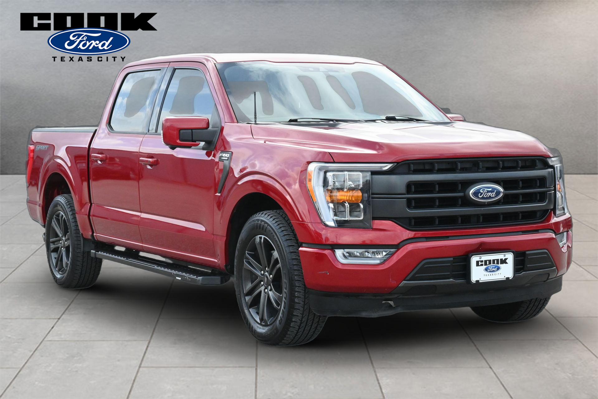 2021 Ford F-150 Lariat Red at Cook Ford