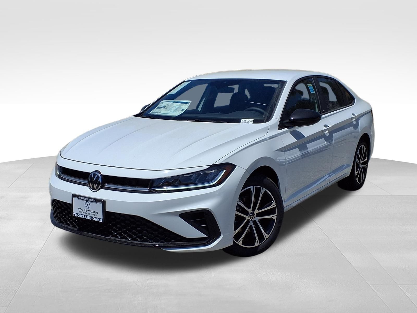 Pure White 2026 Volkswagen Jetta Sedan Front-Wheel Drive 8-Speed Automatic