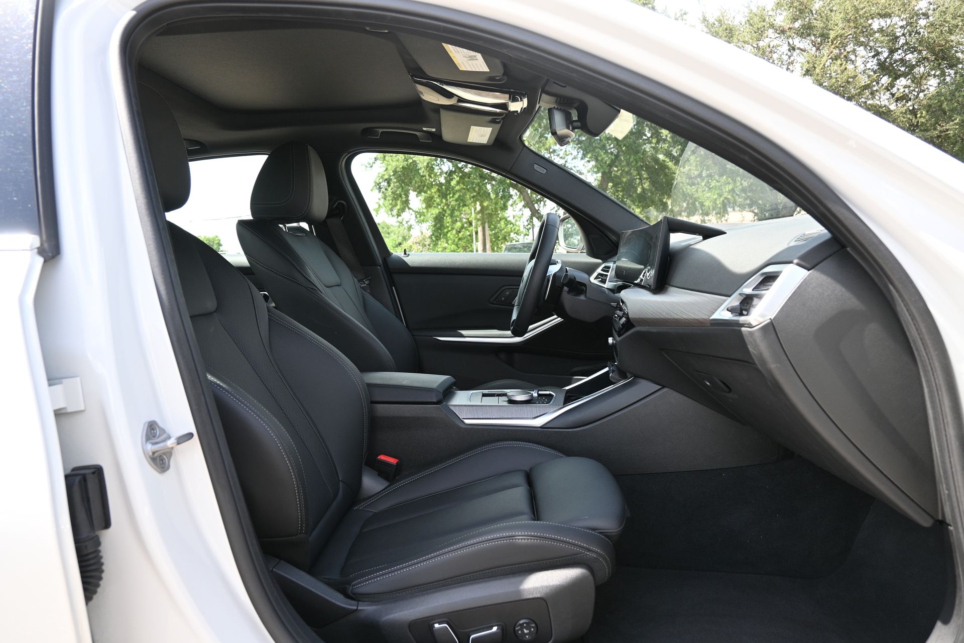 2026 BMW 3 Series 330i White at North Houston Mitsubishi