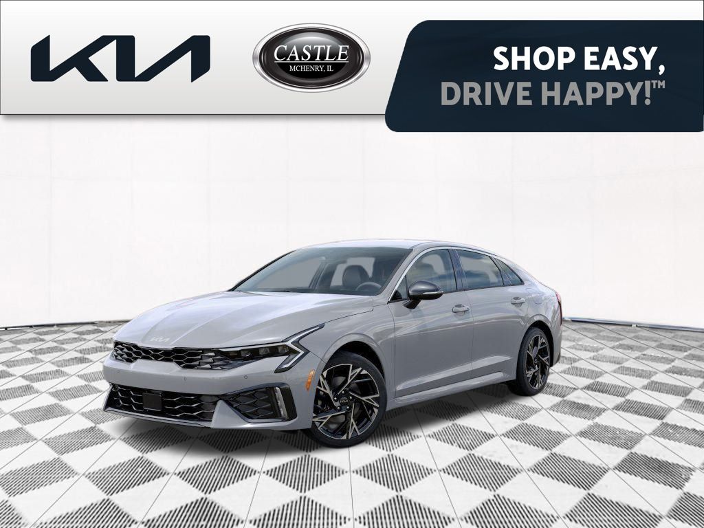 Wolf Gray 2026 Kia K5 GT-Line FWD Sedan Front-Wheel Drive 8-Speed Automatic