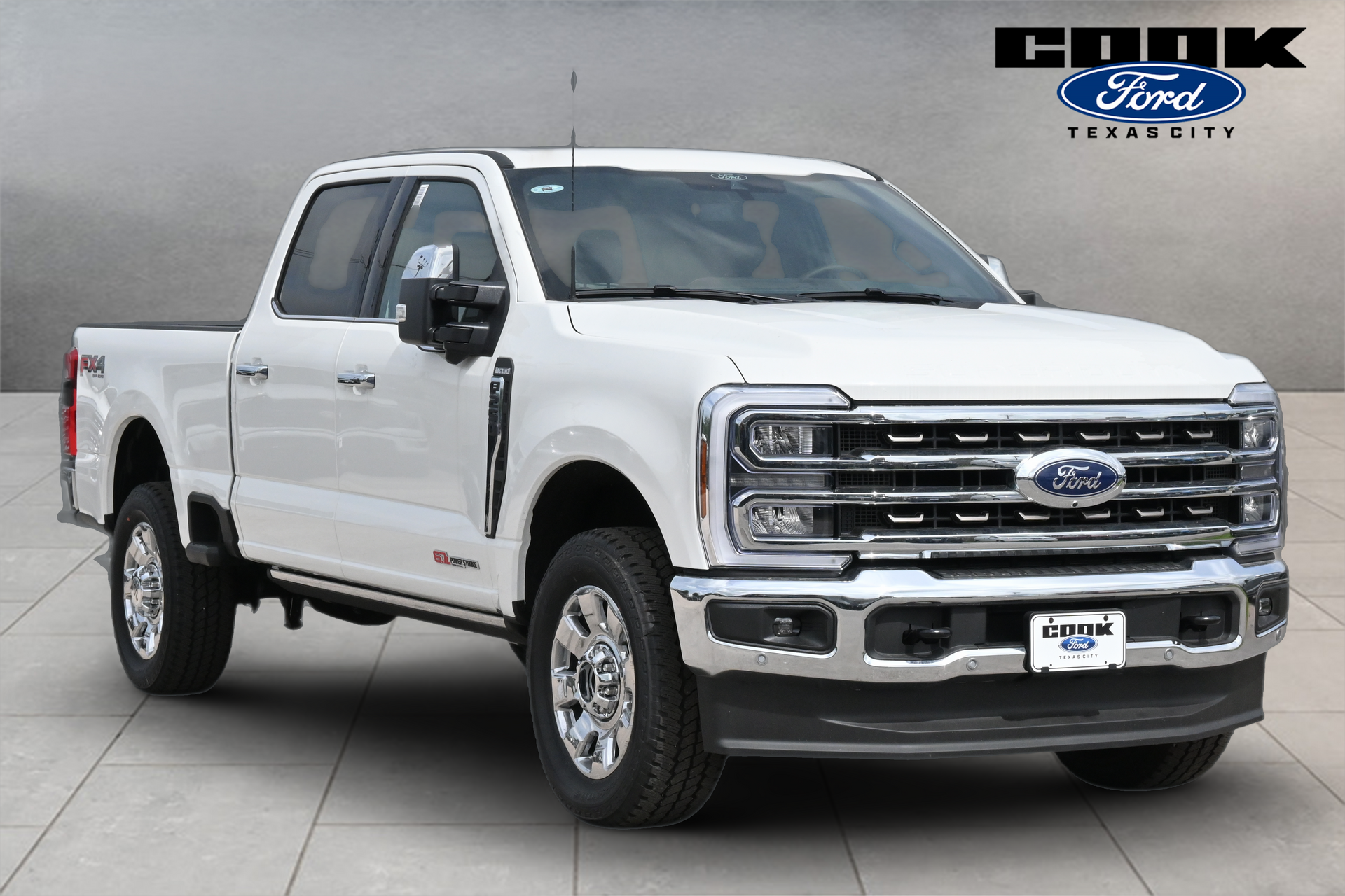 2026 Ford F-250SD King Ranch White at DeMontrond Gulf Freeway