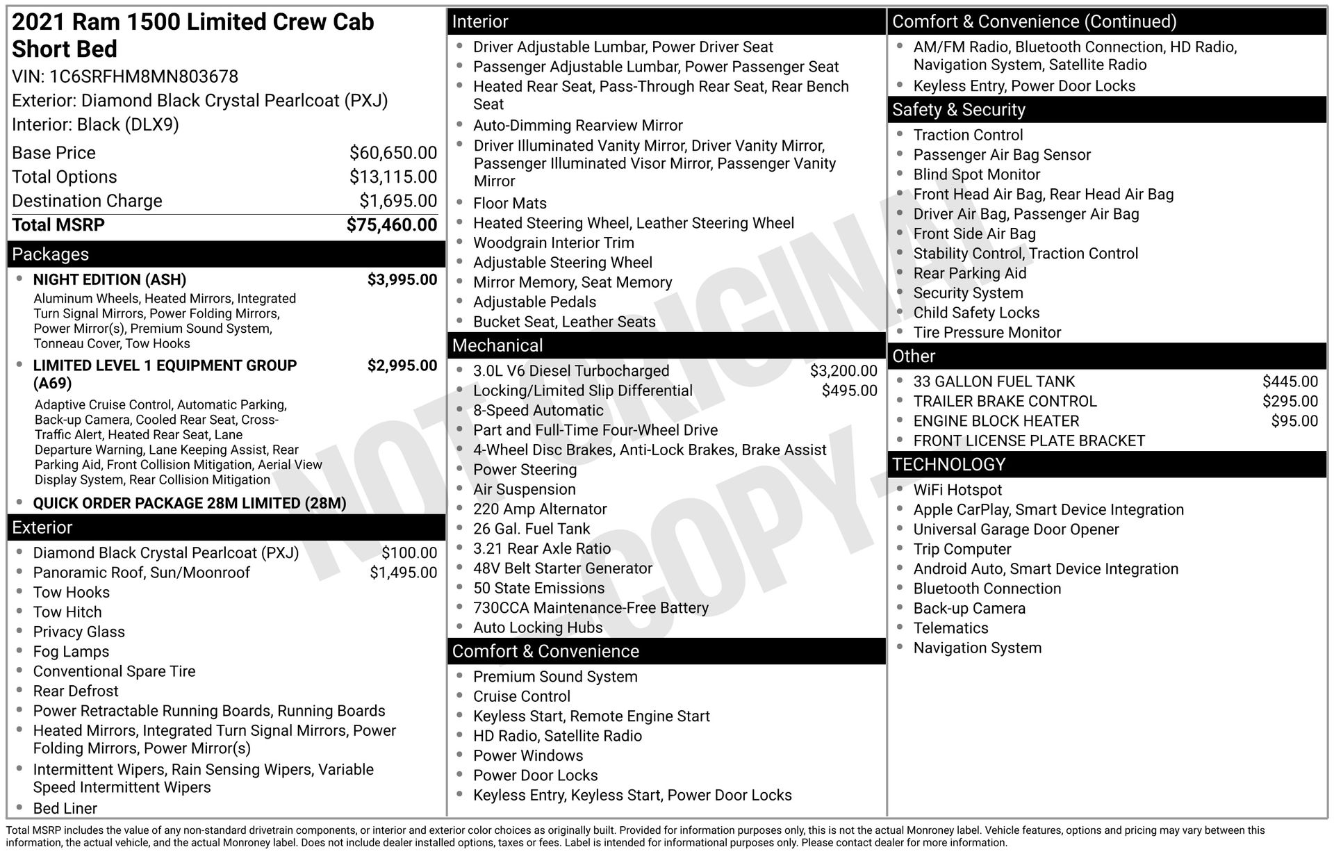 2021 RAM 1500 - Image 3