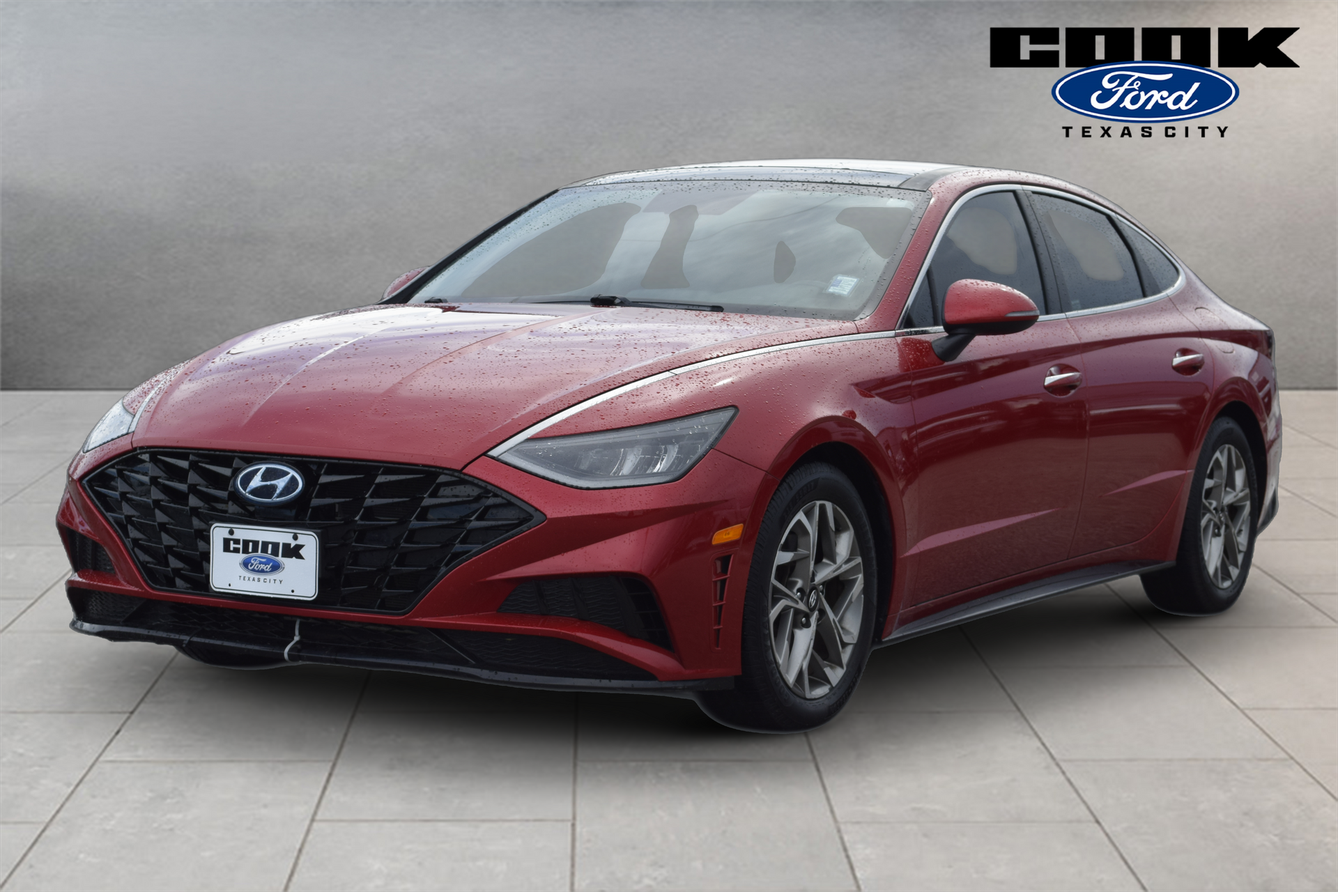 2021 Hyundai Sonata SEL Red at Parkway Family Mazda
