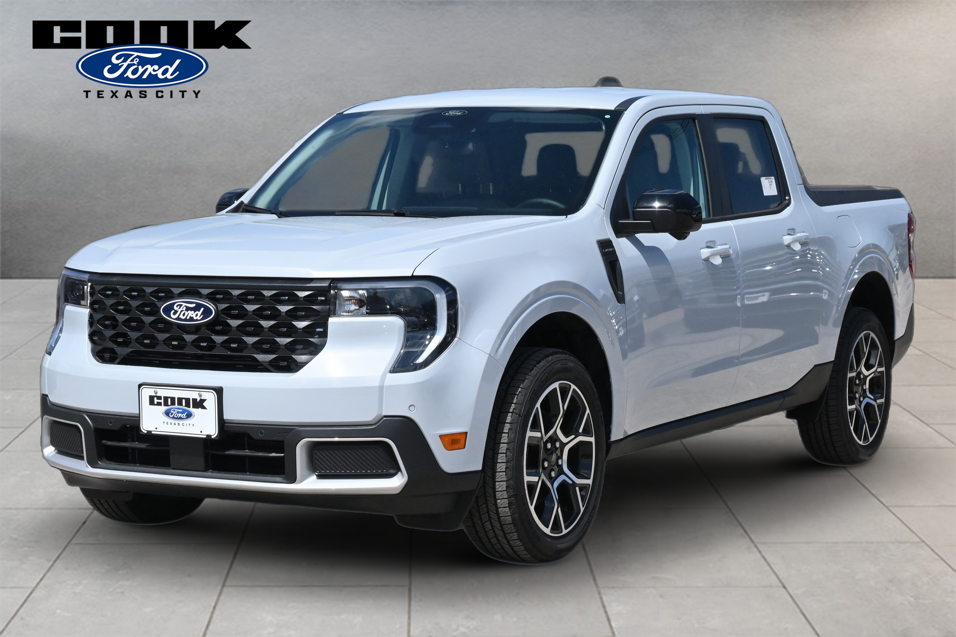 2026 Ford Maverick Lariat White at DeMontrond Ford