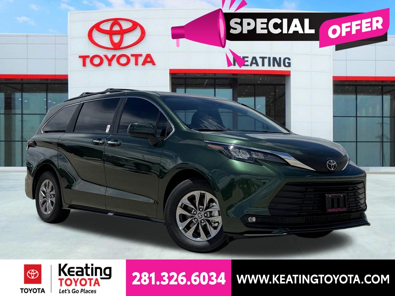 06x5 2026 Toyota Sienna XLE 7-Passenger FWD Minivan Front-Wheel Drive Continuously Variable Transmission