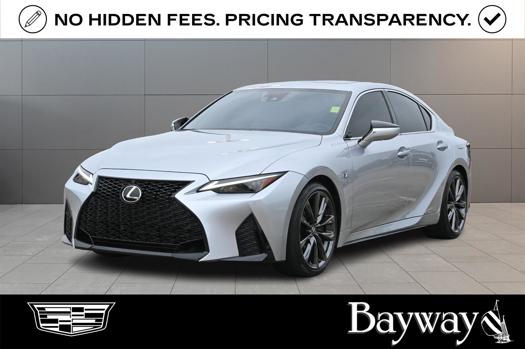 2024 Lexus IS 350 F SPORT Silver at Westside Lexus