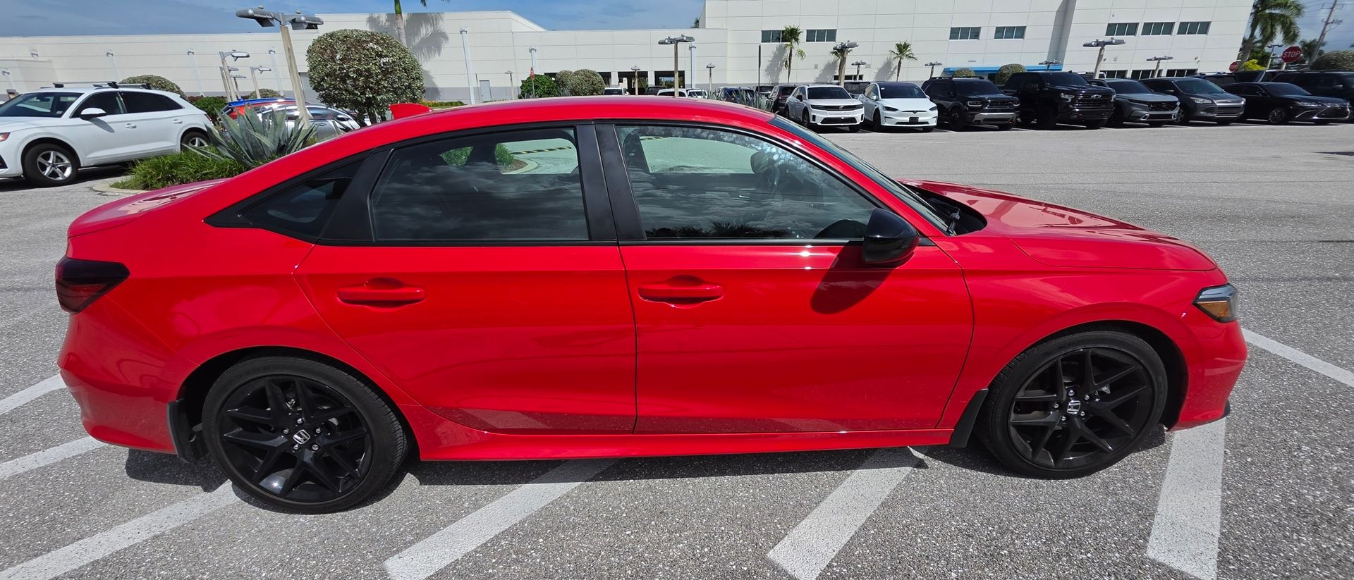 Certified Used 2025 Red Honda Sport image 4