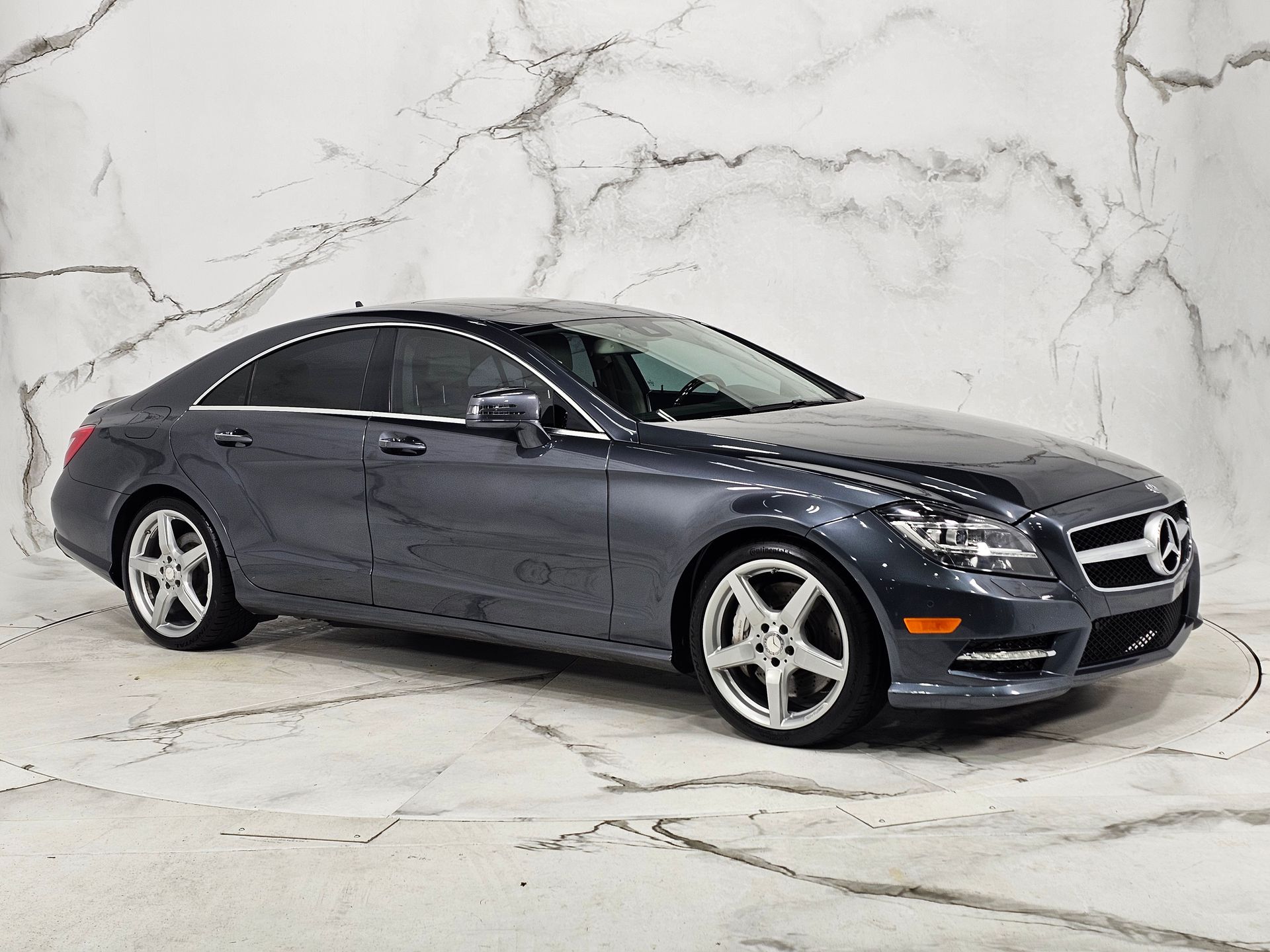 Gray 2014 Mercedes-Benz CLS Sedan Rear-Wheel Drive 7-Speed Automatic
