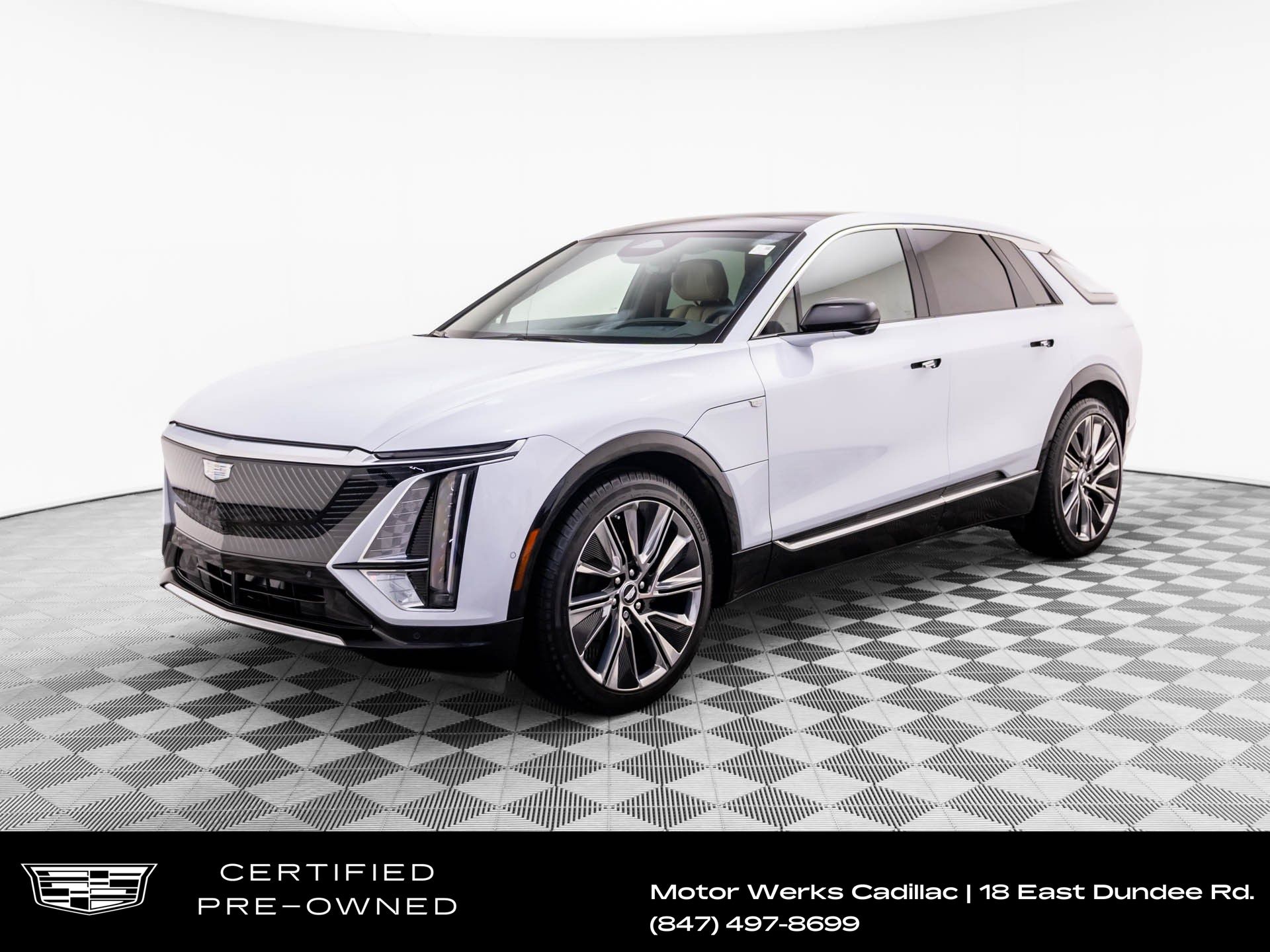 Vibrant White Tricoat 2026 Cadillac LYRIQ SUV / Crossover All-Wheel Drive 1-Speed Automatic