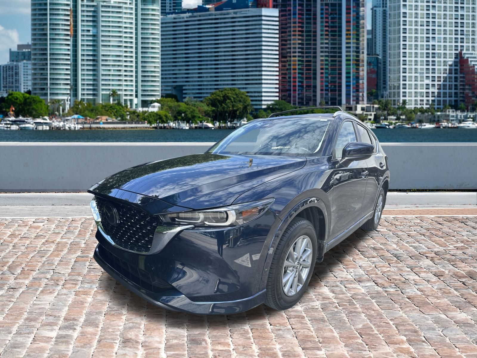 Deep Crystal Blue Mica 2025 Mazda CX-5 2.5 S Preferred AWD SUV / Crossover All-Wheel Drive 6-Speed Automatic