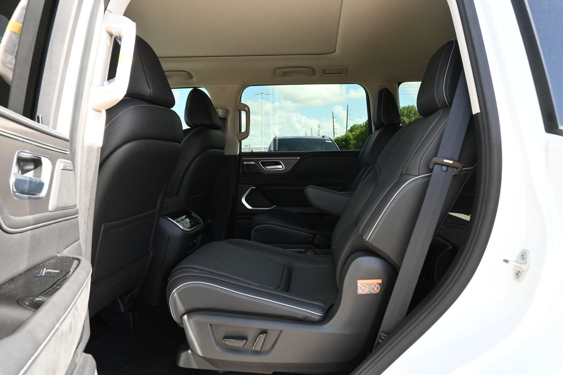 2026 INFINITI QX80 LUXE White at Genesis of Spring