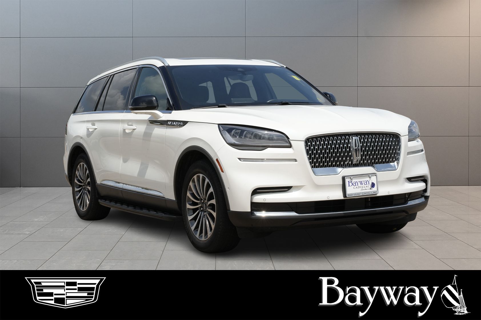 2023 Lincoln Aviator Reserve White at Genesis of Spring