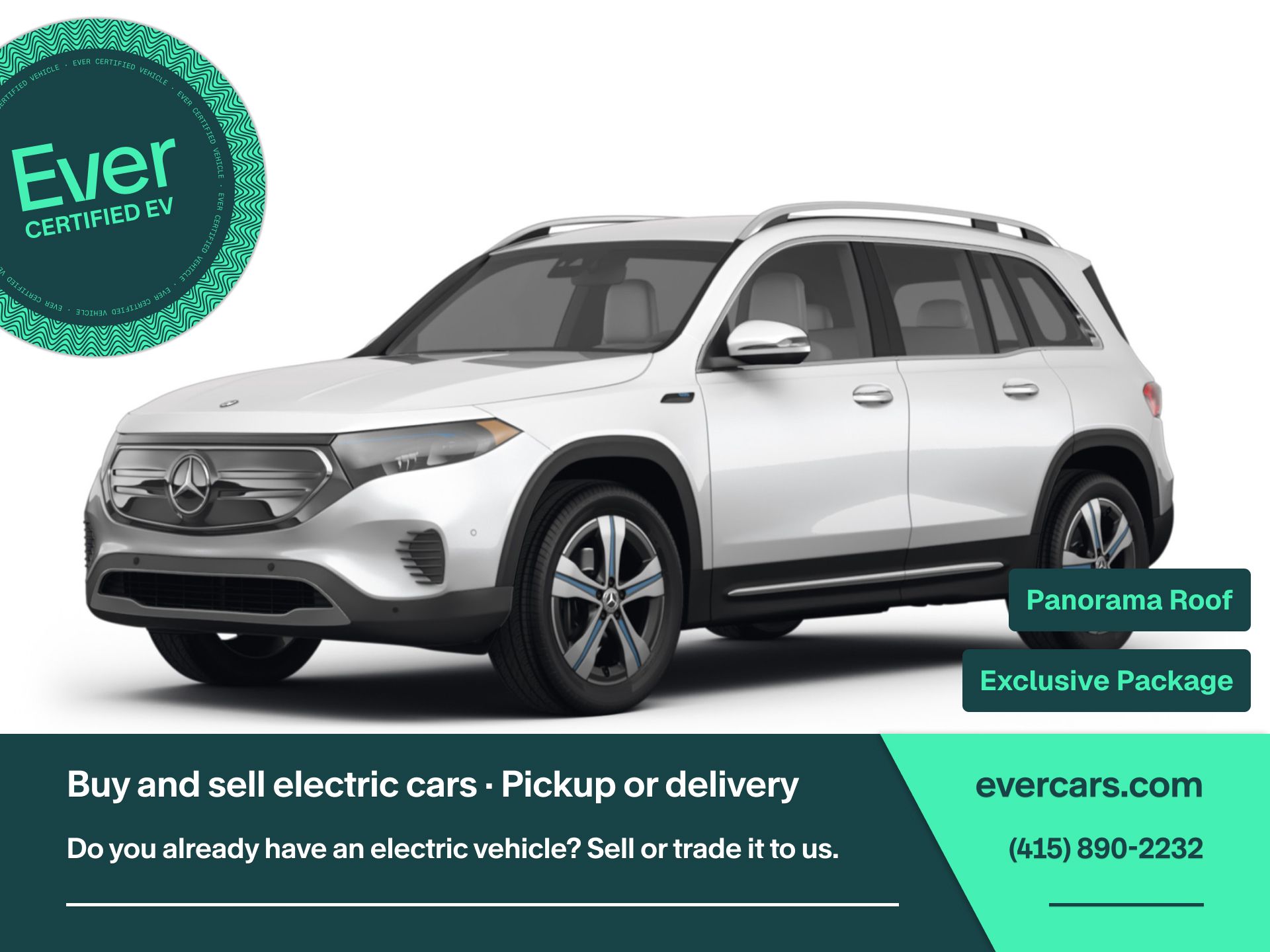 White 2023 Mercedes-Benz EQB SUV / Crossover All-Wheel Drive 1-Speed Automatic