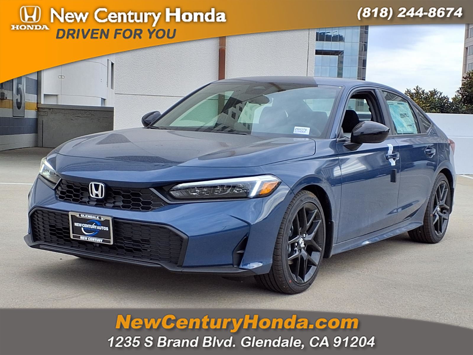 new 2026 Honda Civic car, priced at $28,245