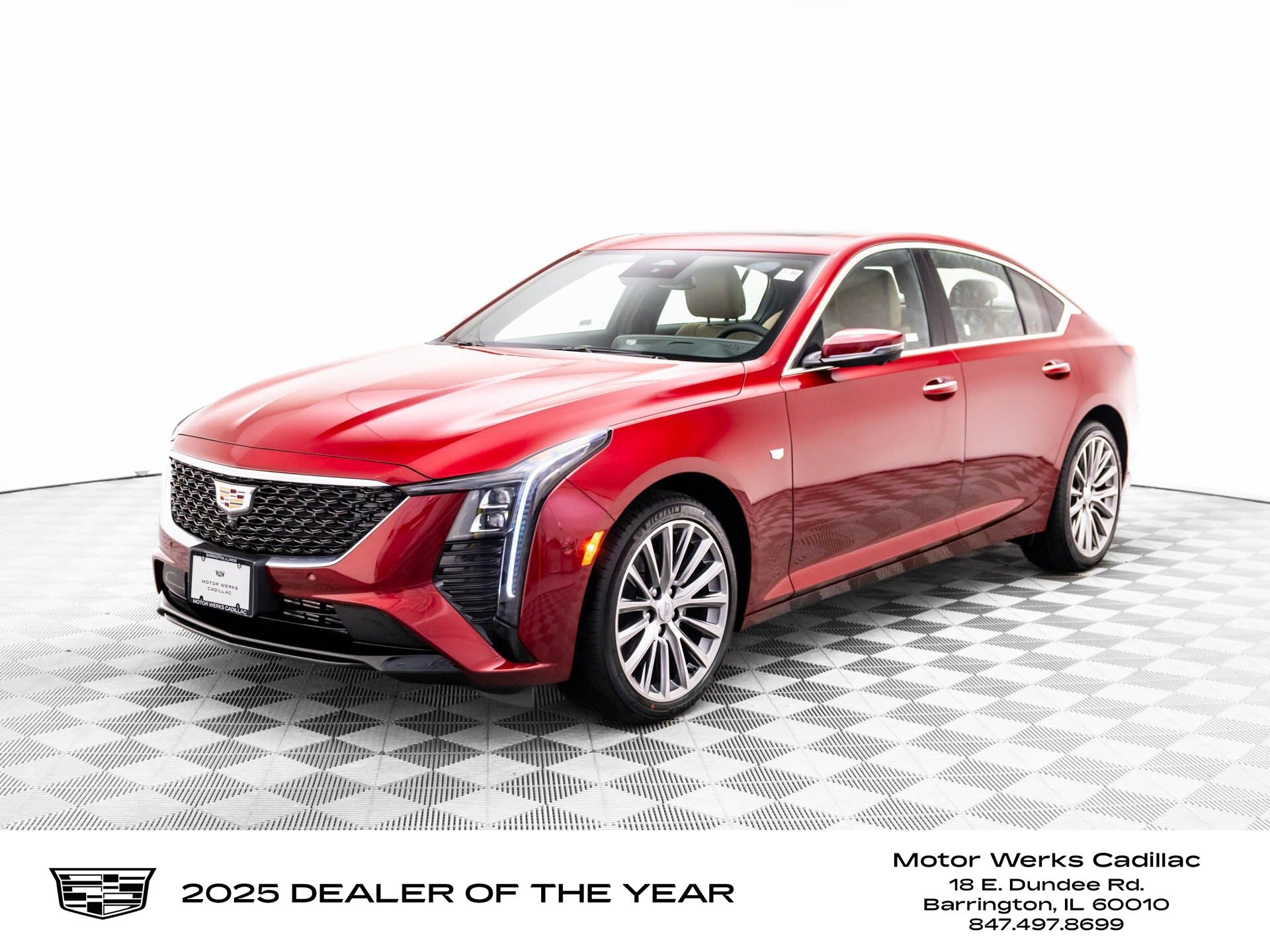 Radiant Red Tintcoat 2026 Cadillac CT5 Premium Luxury AWD Sedan All-Wheel Drive Automatic