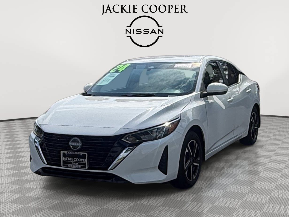 White (Fresh Powder) 2024 Nissan Sentra Sedan Front-Wheel Drive Continuously Variable Transmission