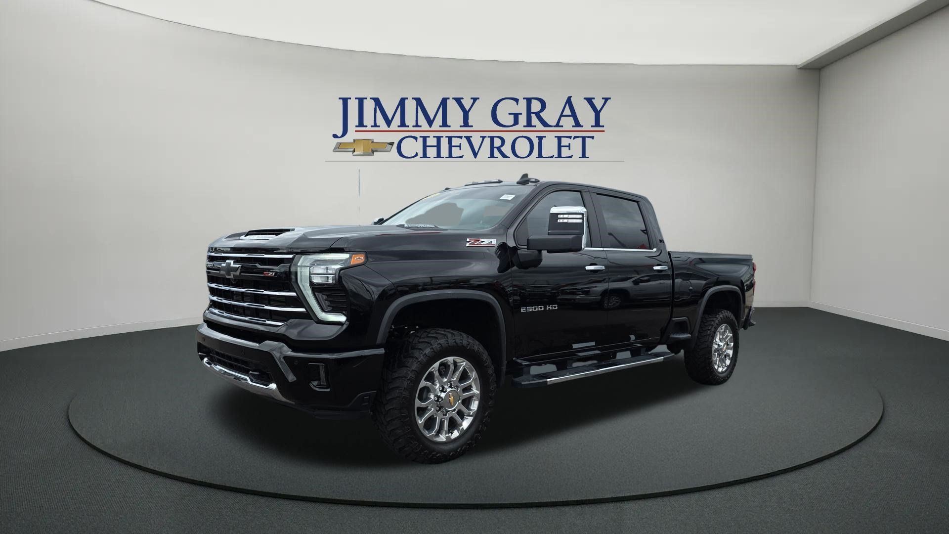 Black 2025 Chevrolet Silverado 2500HD Pickup Truck Four-Wheel Drive Automatic