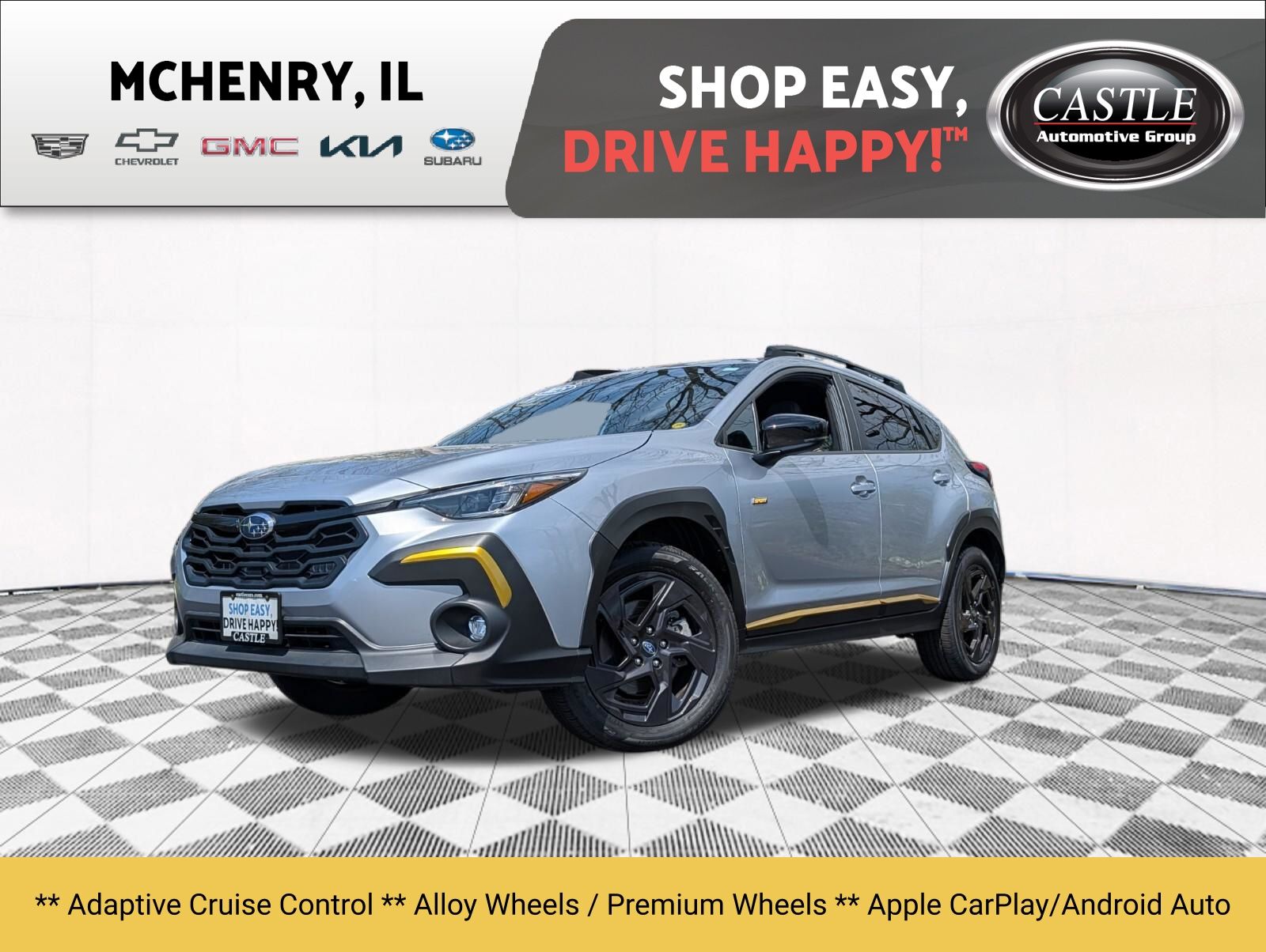 Ice Silver Metallic 2025 Subaru Crosstrek SUV / Crossover All-Wheel Drive Continuously Variable Transmission