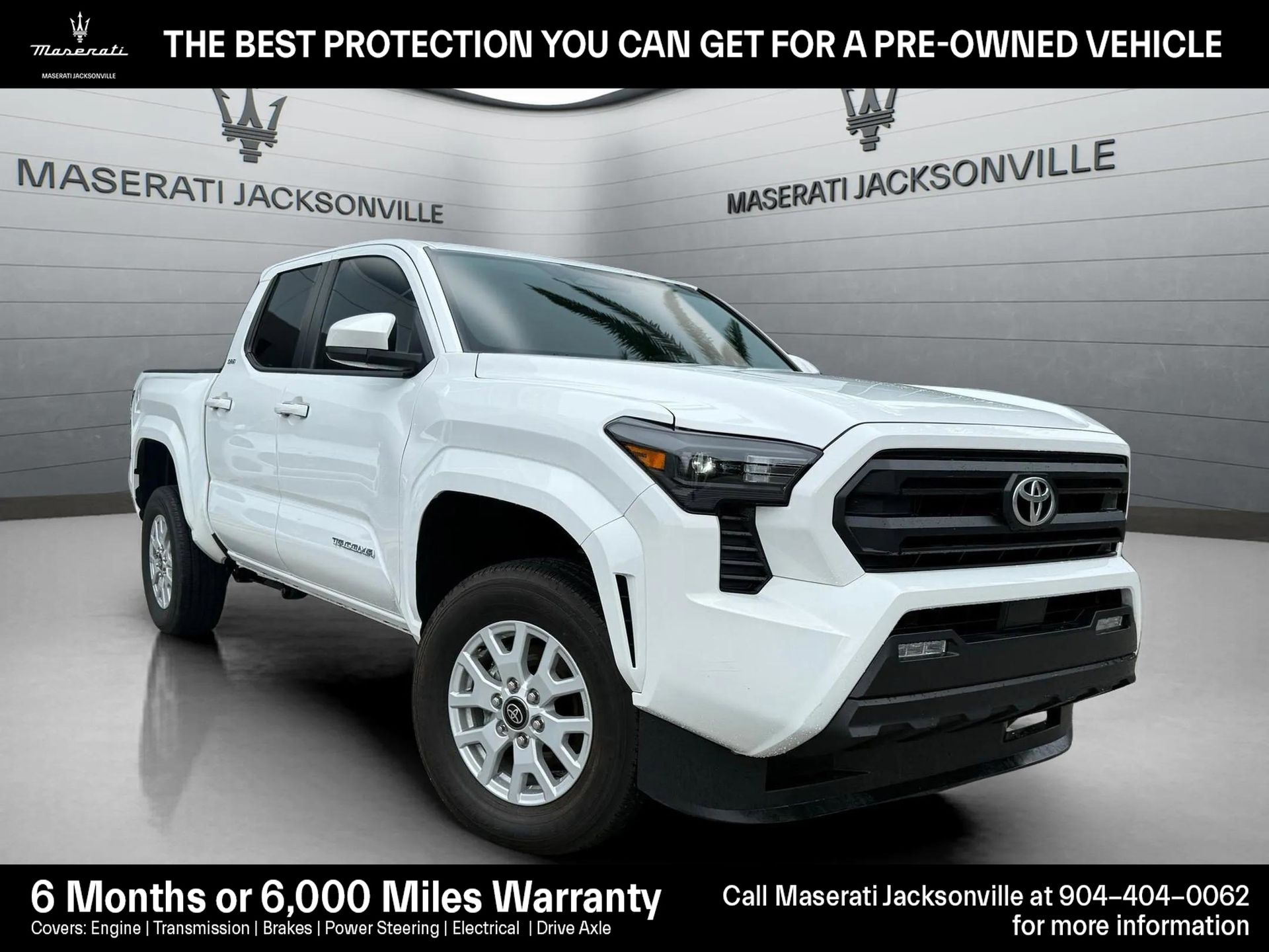 Ice Cap 2024 Toyota Tacoma SR5 Double Cab RWD Pickup Truck 4X2 8-Speed Automatic