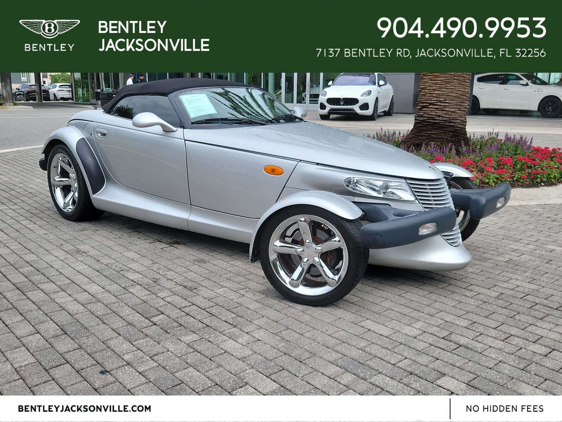 Silver 2001 Chrysler Prowler Convertible Rear-Wheel Drive 4-Speed Automatic