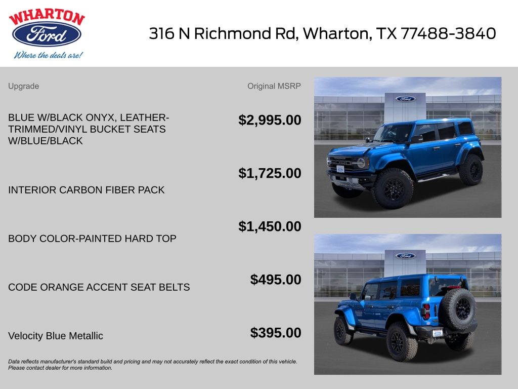 2025 Ford Bronco Raptor - 1