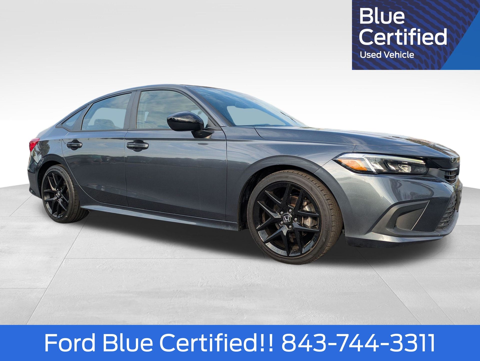 2023 Honda Civic Sport Gray at Stokes Honda North