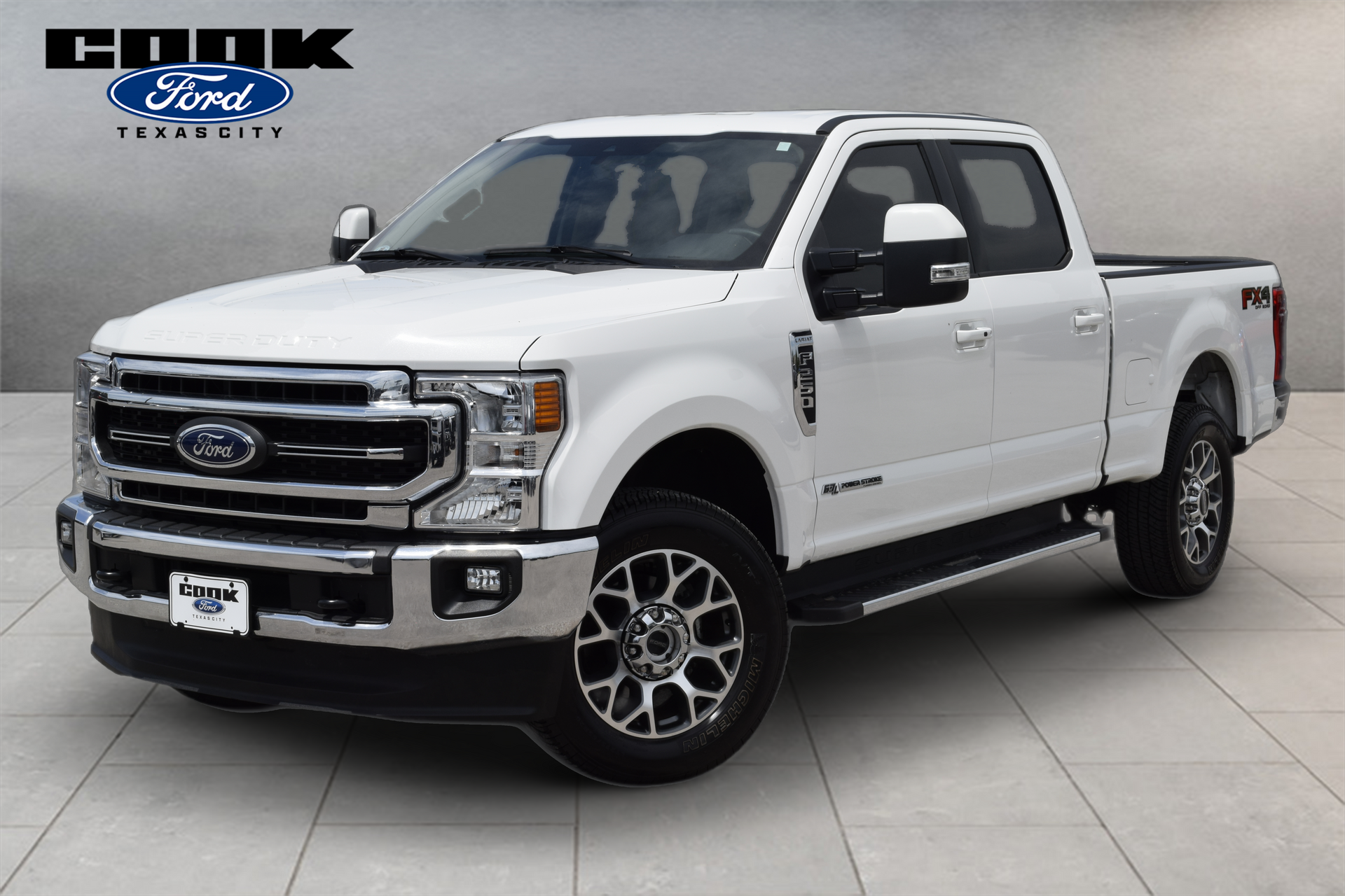 2020 Ford F-250SD Lariat White at Cook Ford