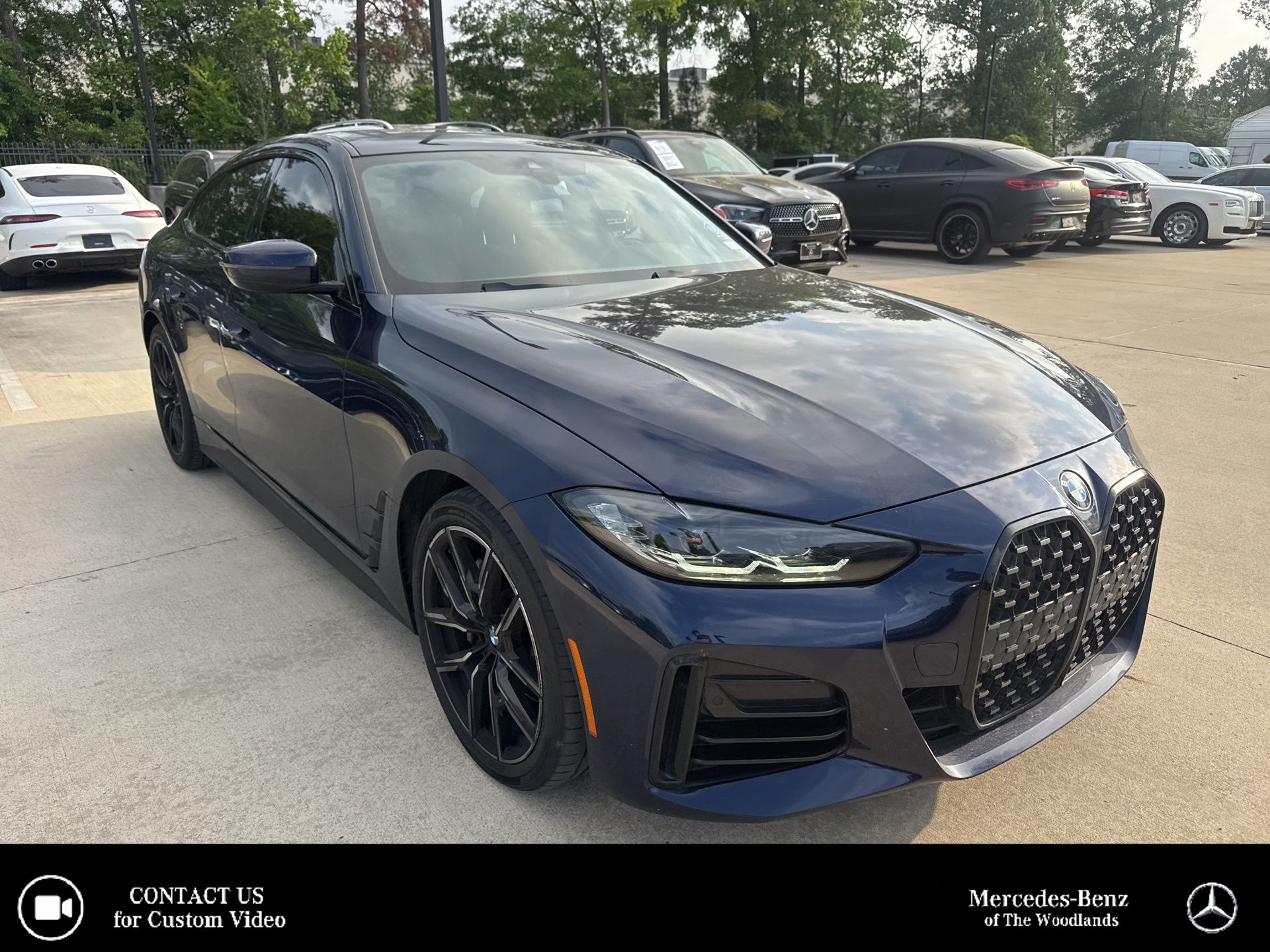 Tanzanite Blue II Metallic 2023 BMW 4 Series 430i Gran Coupe xDrive Sedan All-Wheel Drive 8-Speed Automatic