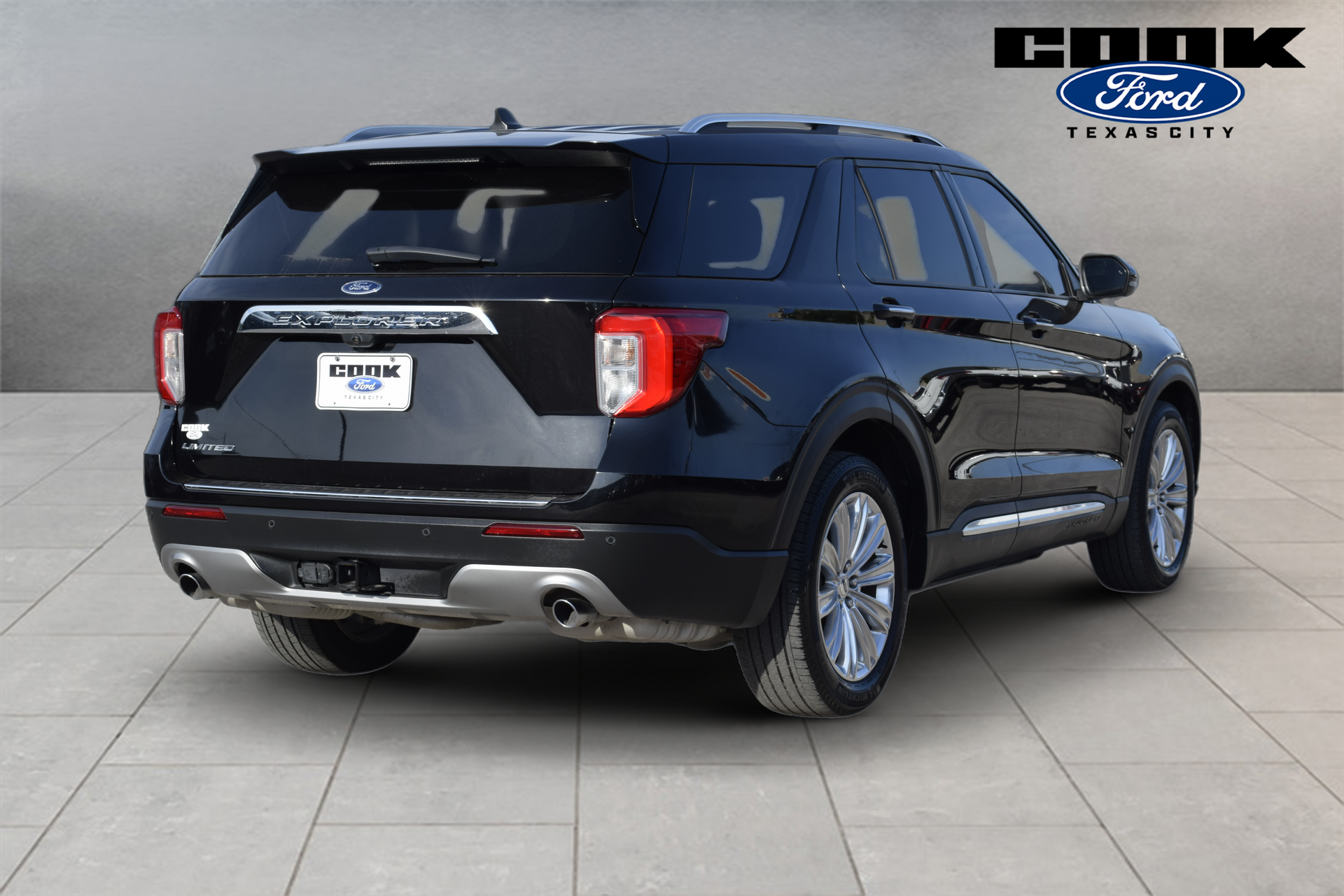 2023 Ford Explorer Limited Black at North Houston Mitsubishi
