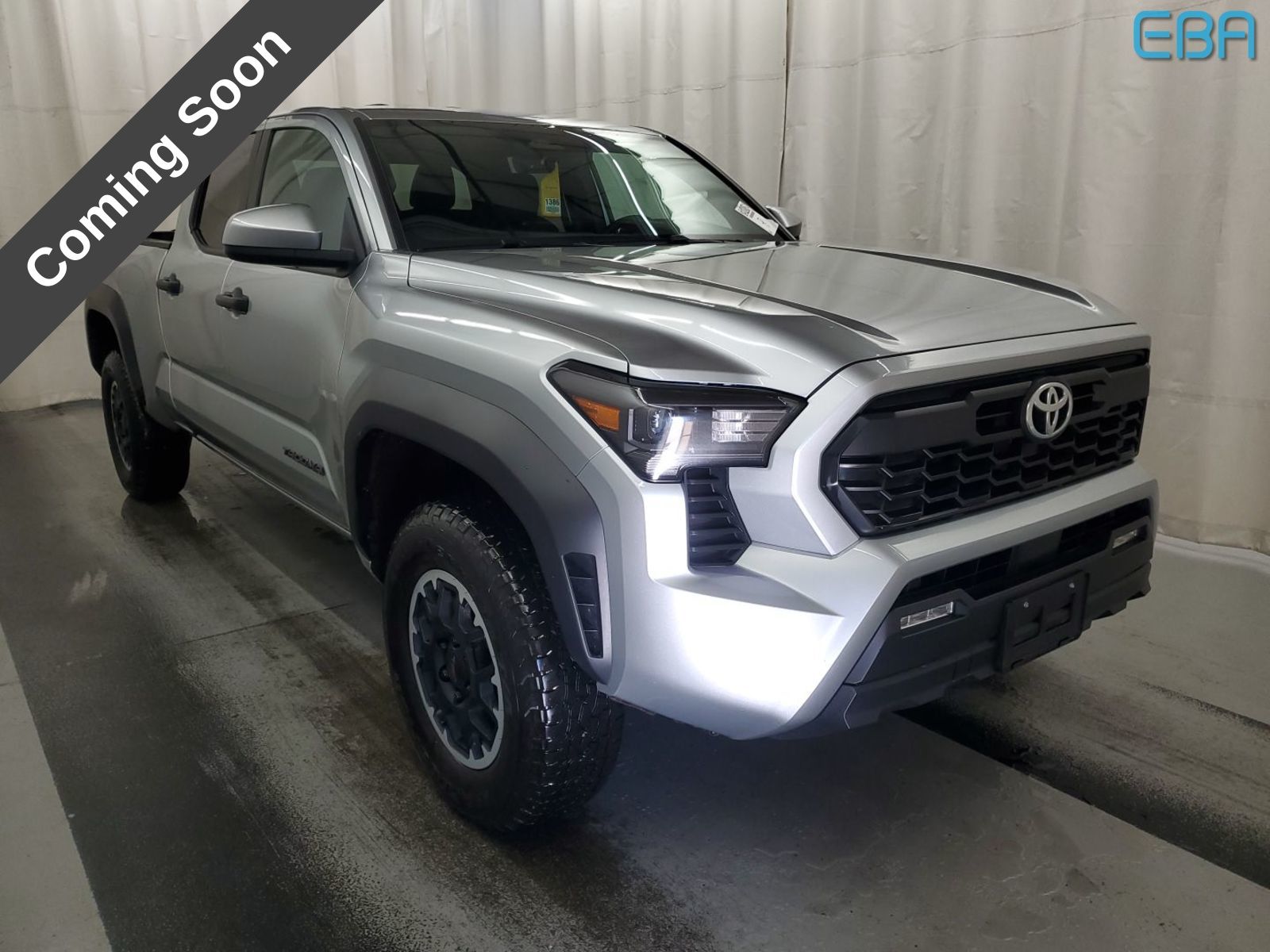 Celestial Silver Metallic 2024 Toyota Tacoma TRD Off-Road Double Cab 4WD Pickup Truck Four-Wheel Drive 8-Speed Automatic